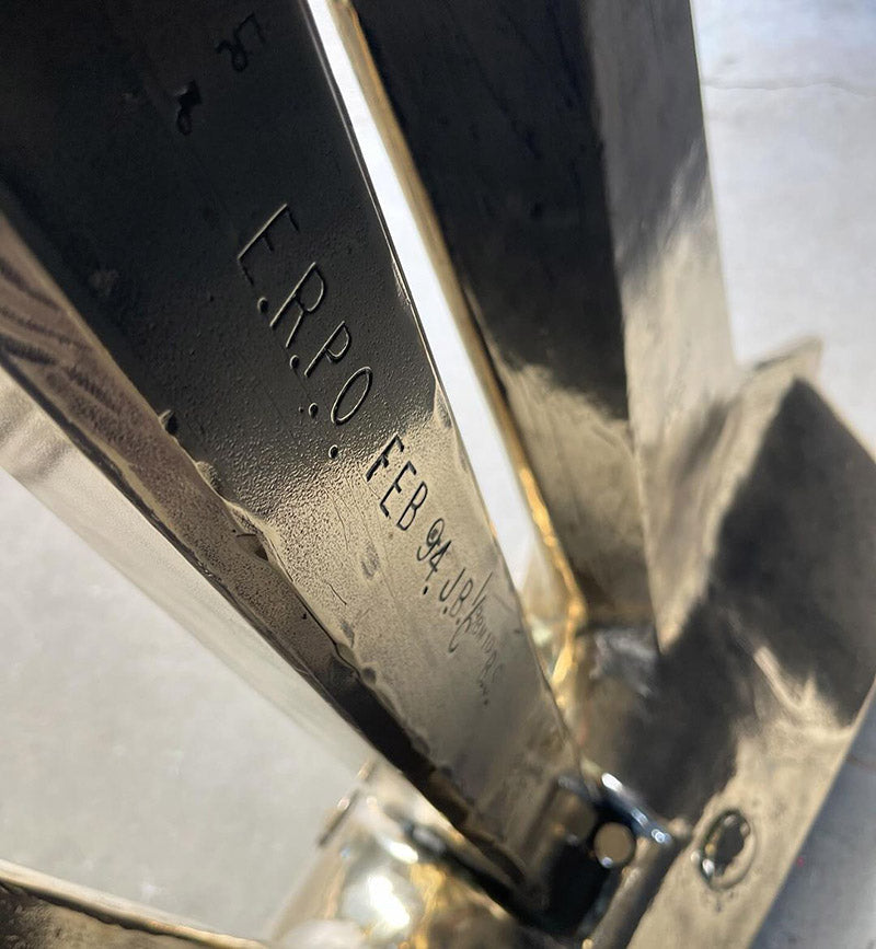 Huge Hunt Class Bronze RN Minesweeper Anchor Trinity Marine