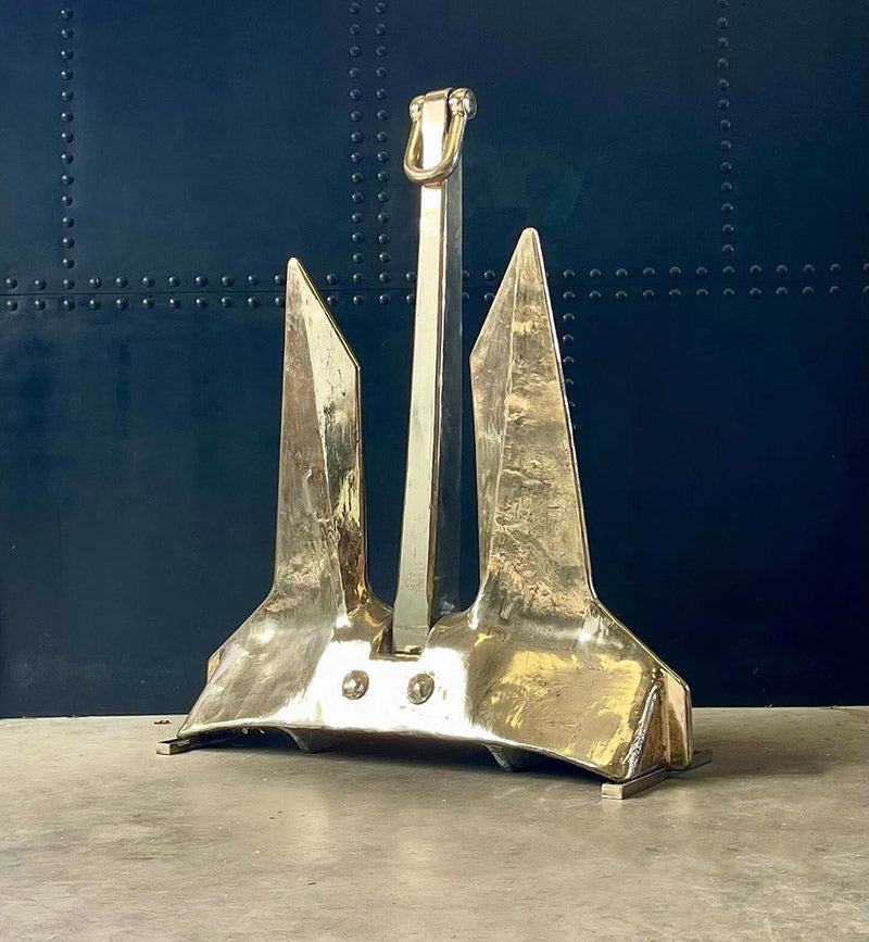 Huge Hunt Class Bronze RN Minesweeper Anchor Trinity Marine
