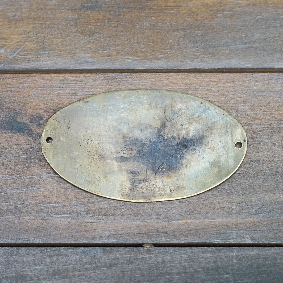 Small C E Heinke Helmet Makers Plate Trinity Marine