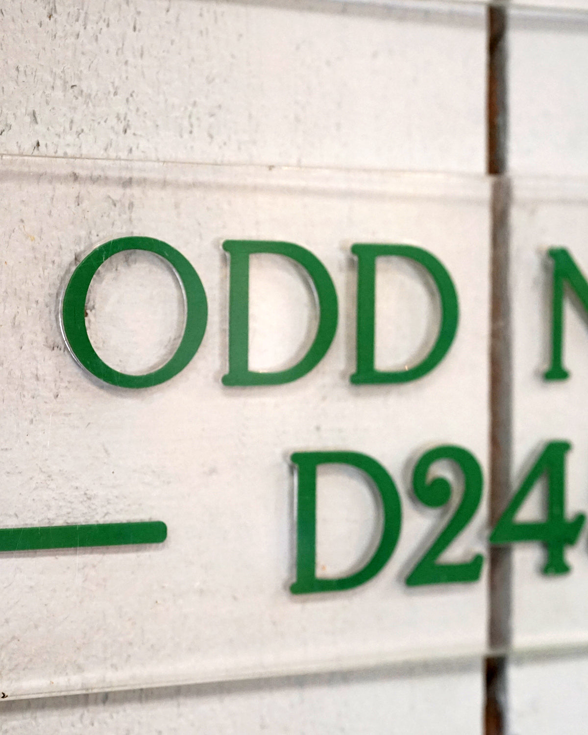RMS Windsor Castle Cabin Direction Signs - Green Trinity Marine