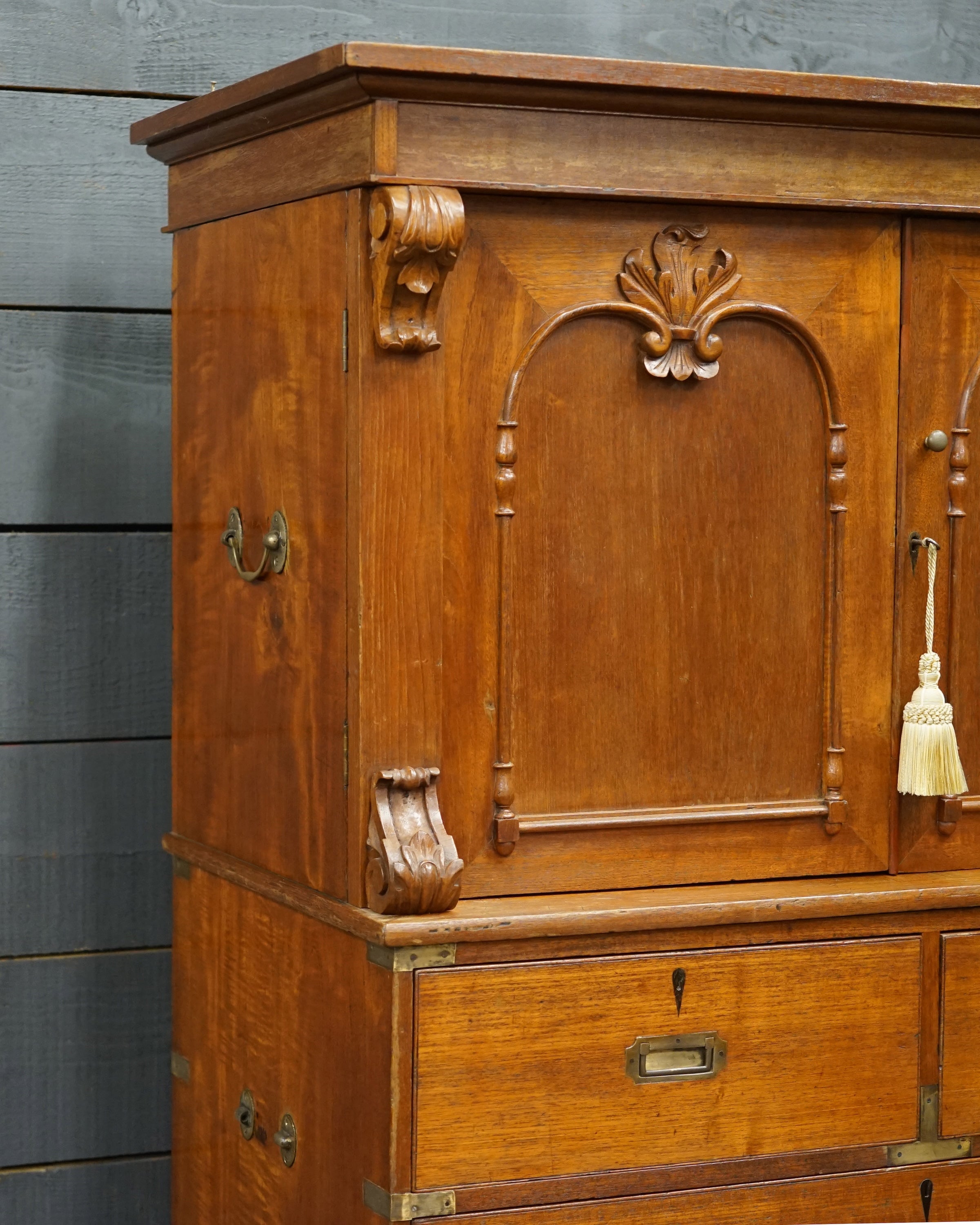 Victorian Campaign Chest with Dresser Top Trinity Marine
