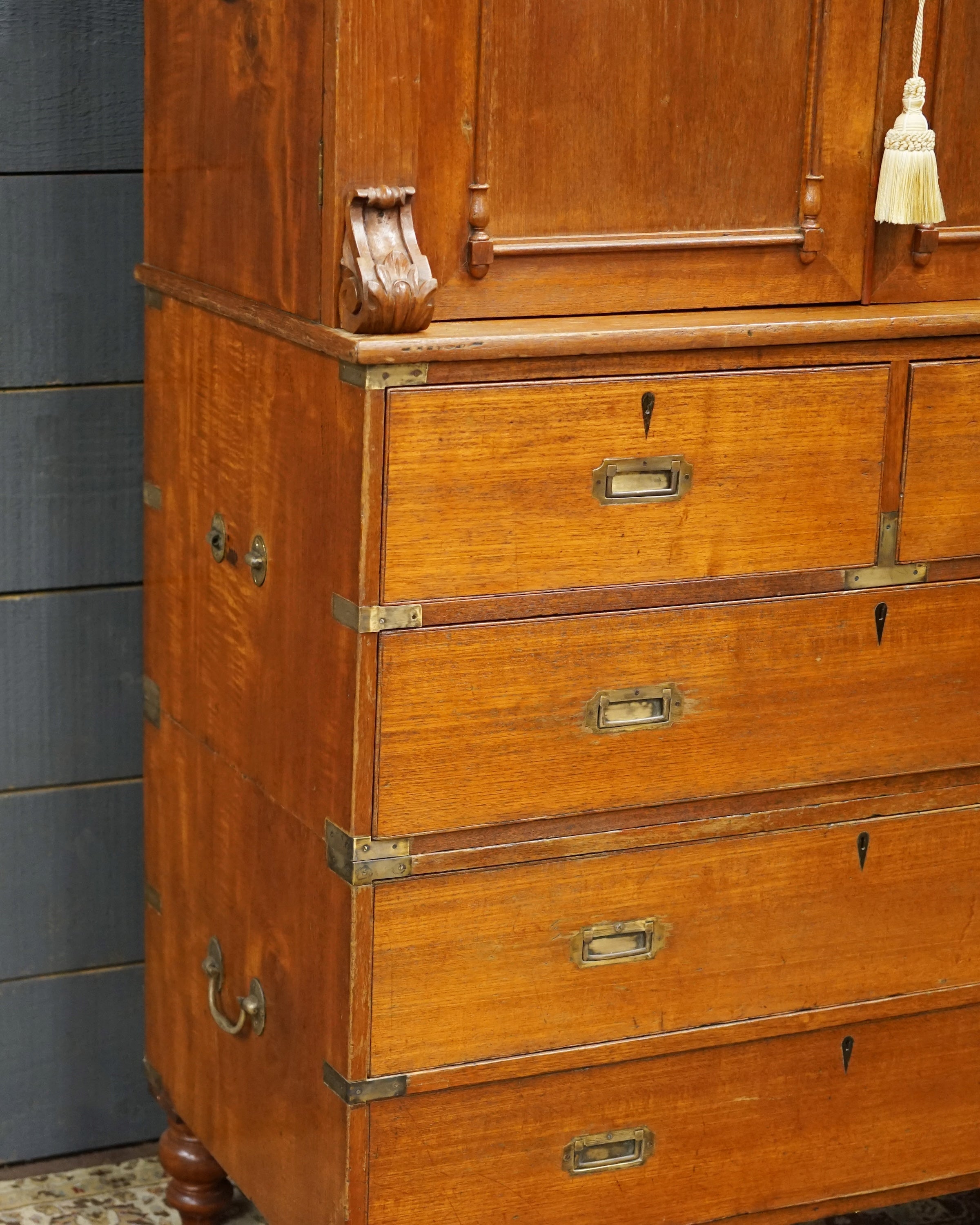 Victorian Campaign Chest with Dresser Top Trinity Marine