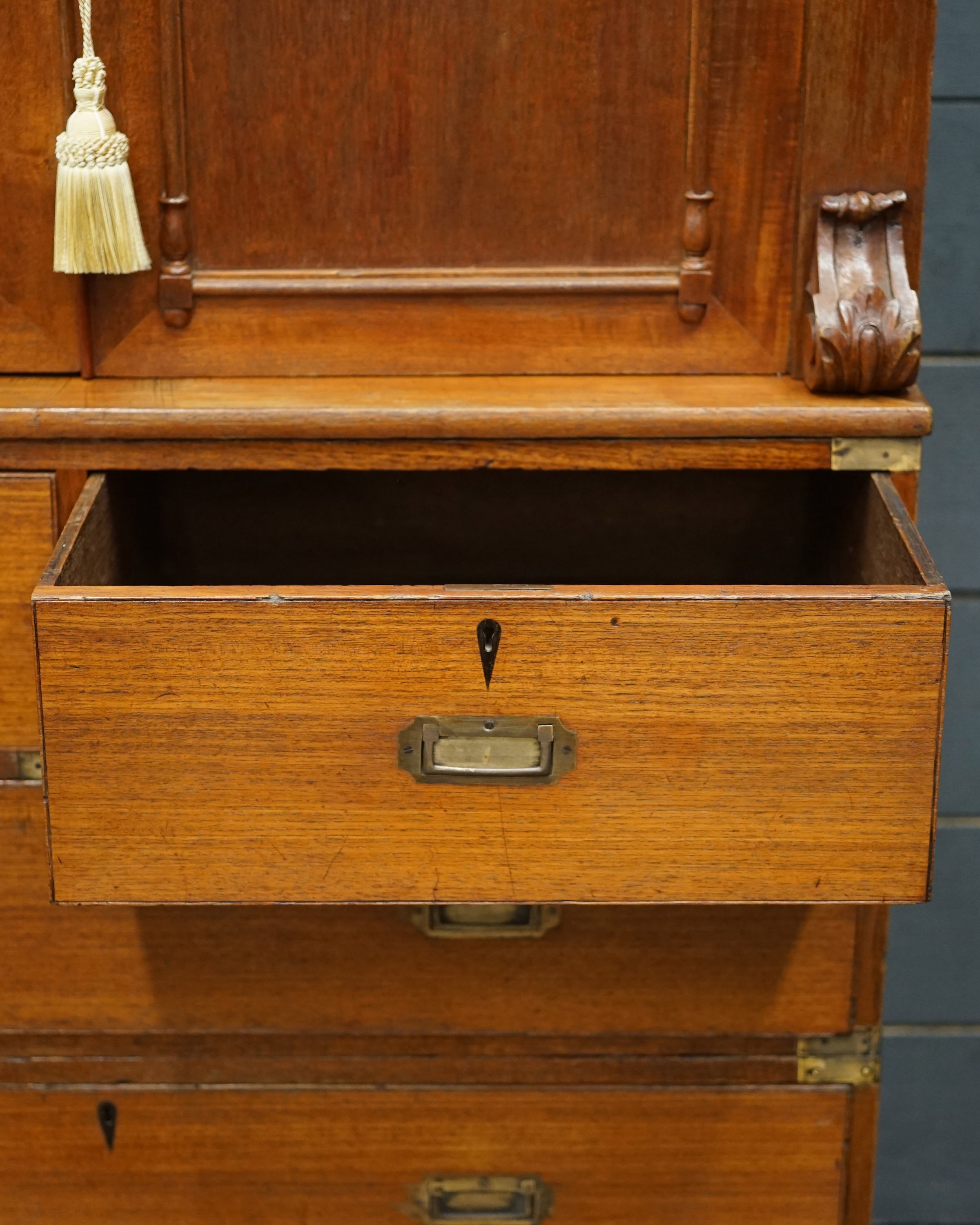 Victorian Campaign Chest with Dresser Top Trinity Marine