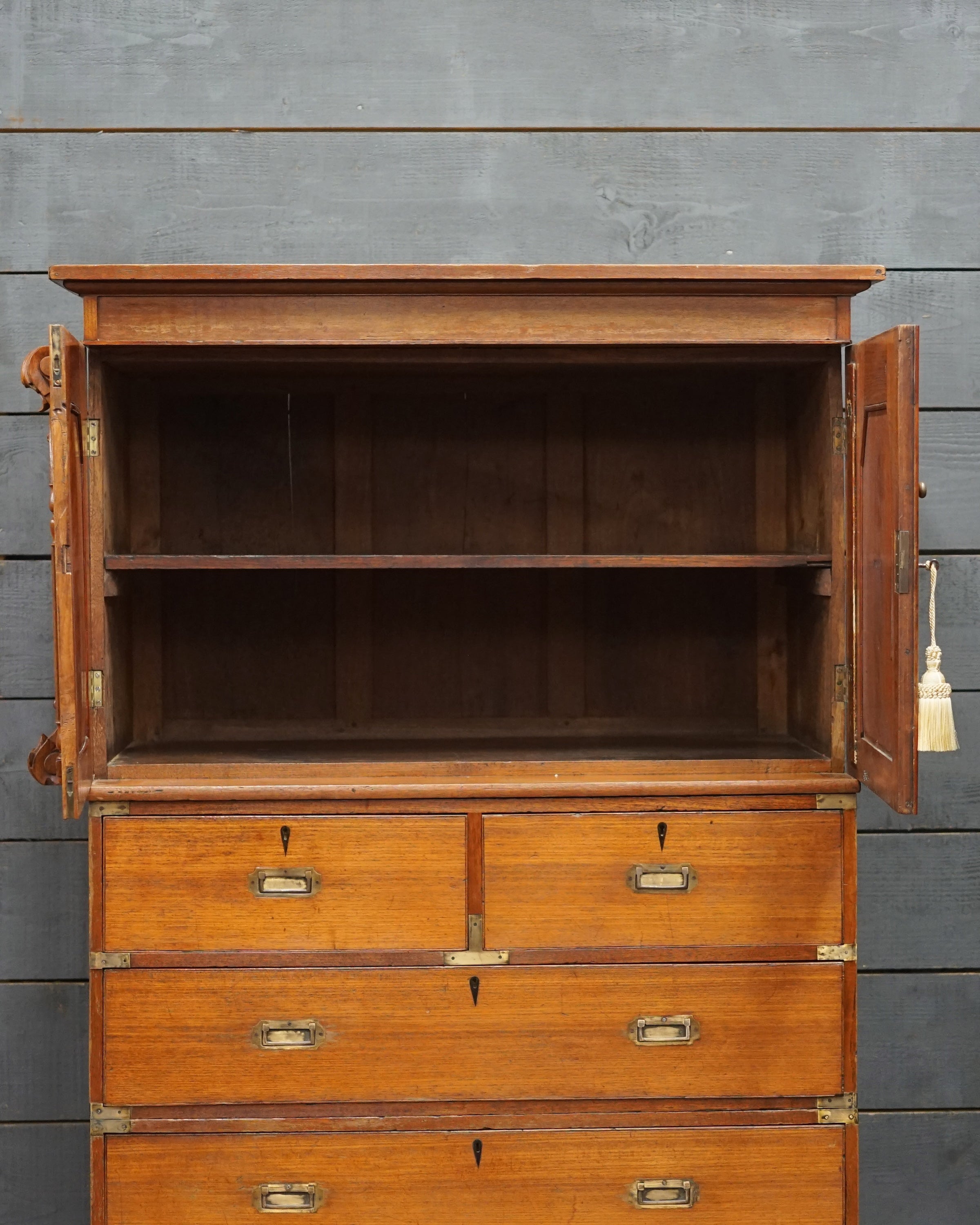 Victorian Campaign Chest with Dresser Top Trinity Marine