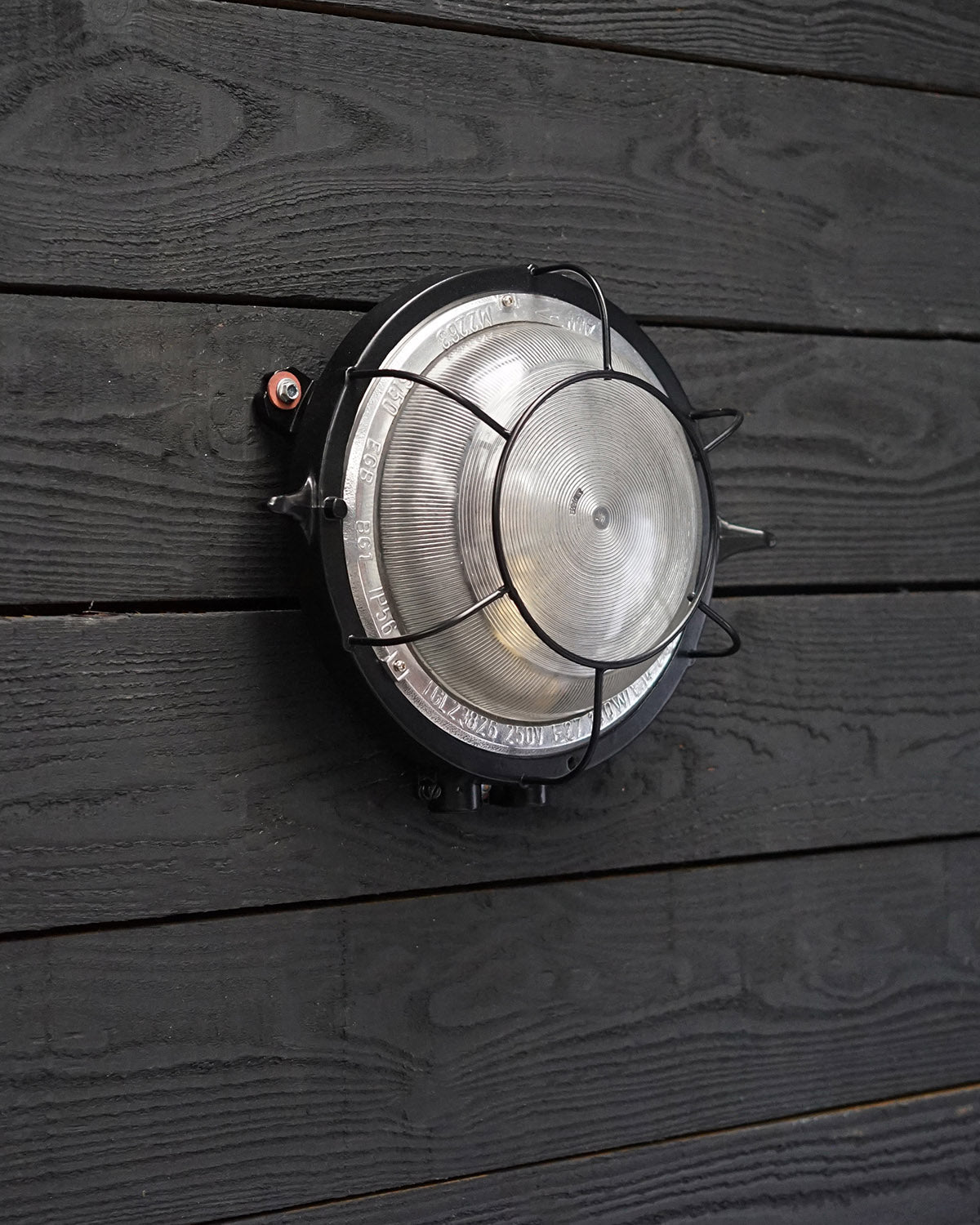 Vintage GDR Ships Wall Light - Cannon Black Trinity Marine