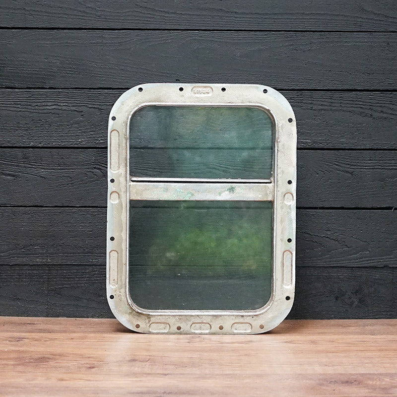 Salvaged Chromed Brass Ships Bridge Window Trinity Marine
