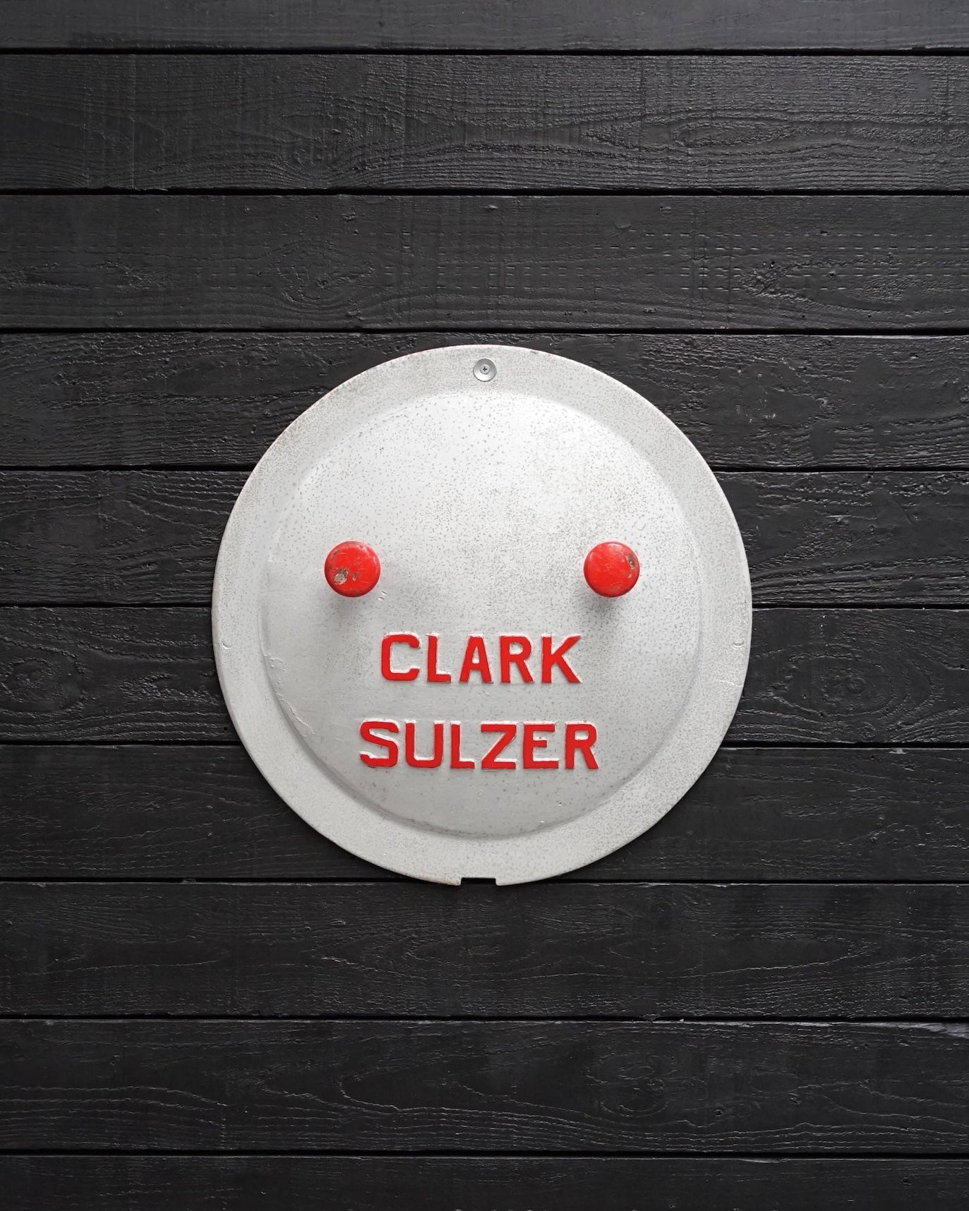 Vintage Clark Sulzer Ship’s Engine Inspection Hatch Cover Trinity Marine