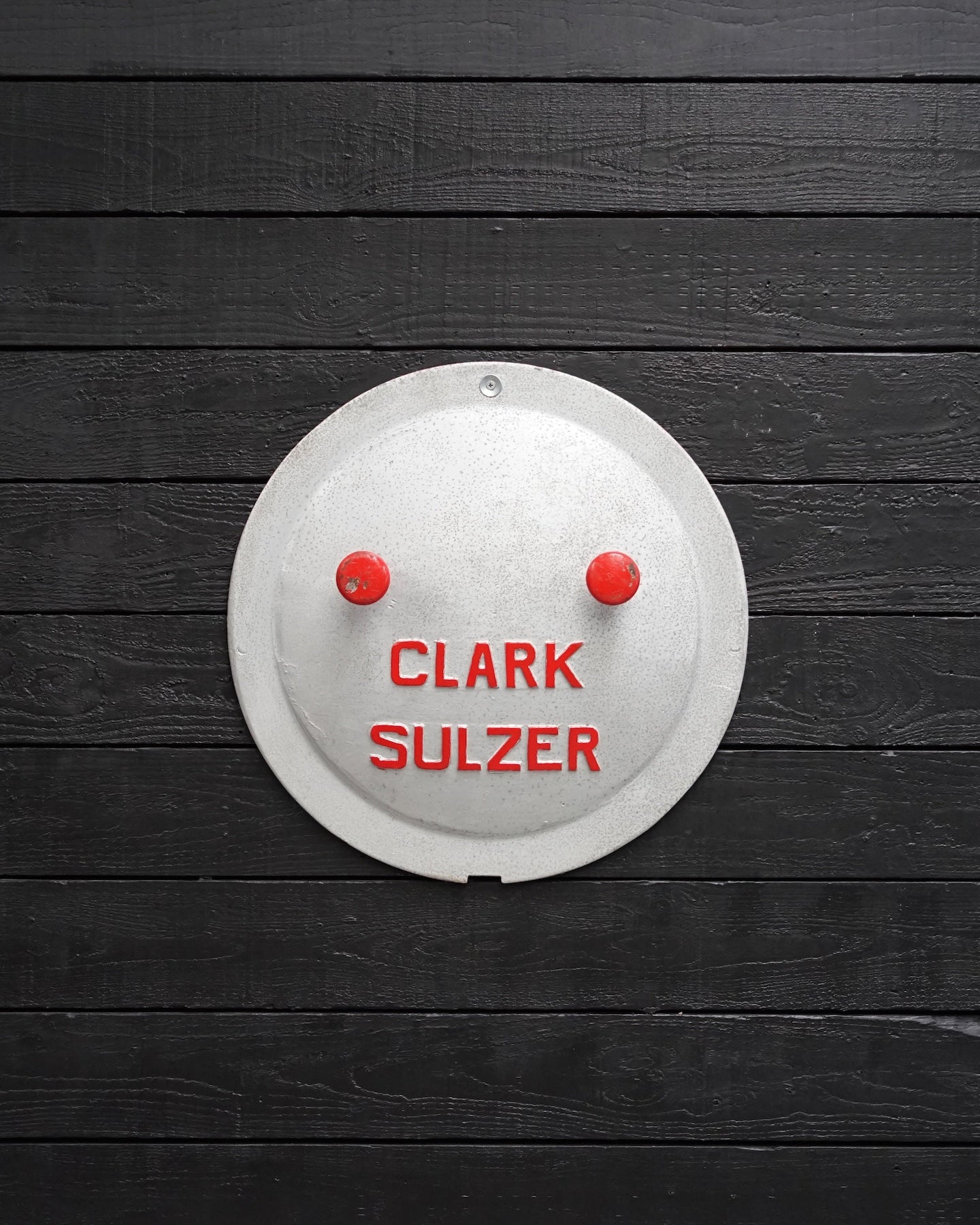 Vintage Clark Sulzer Ship’s Engine Inspection Hatch Cover Trinity Marine