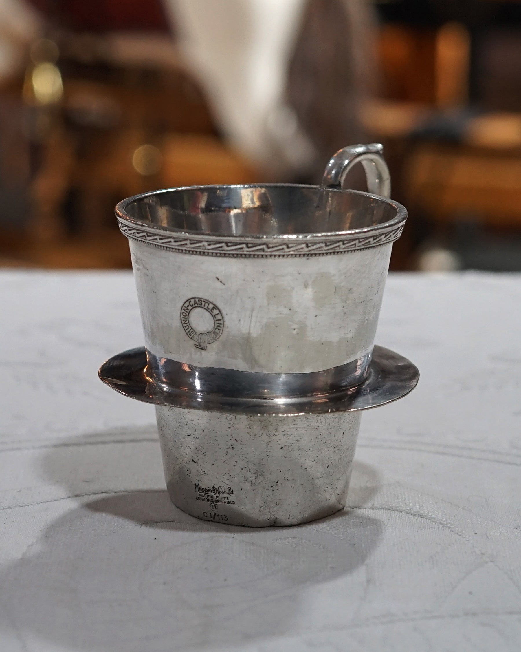 Coffee / Tea Strainer ex RMS Windsor Castle Trinity Marine