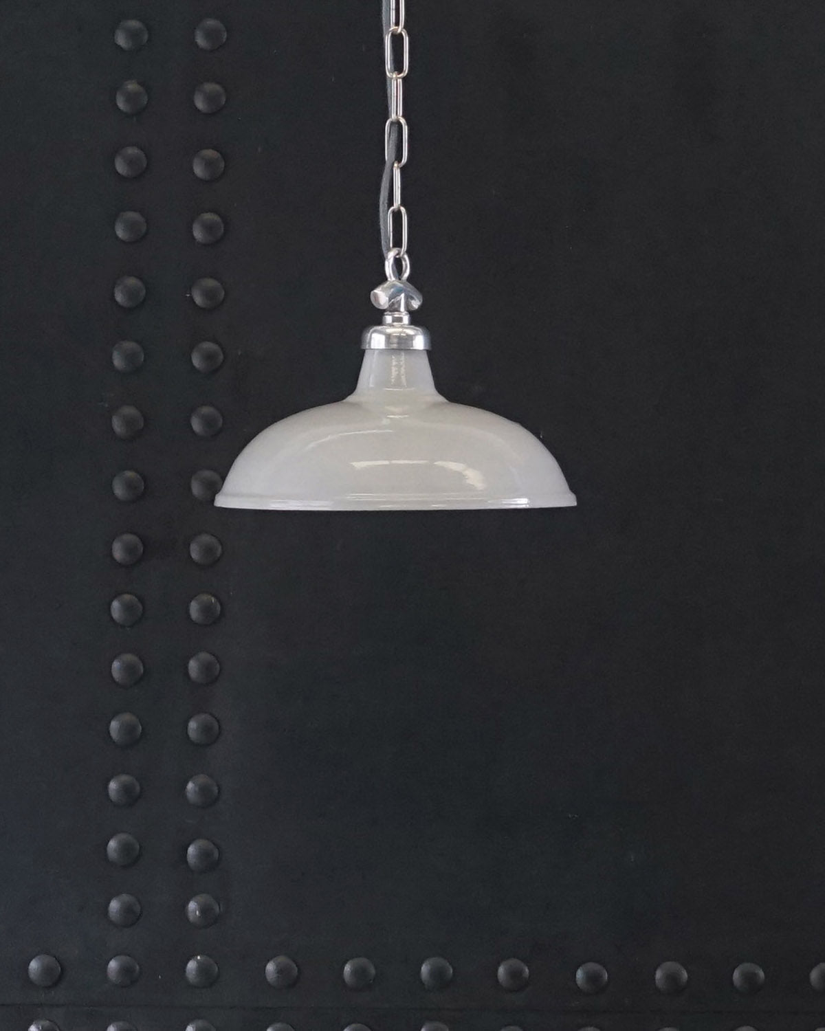 Colonial Enamel Light Shade - Grey Trinity Marine