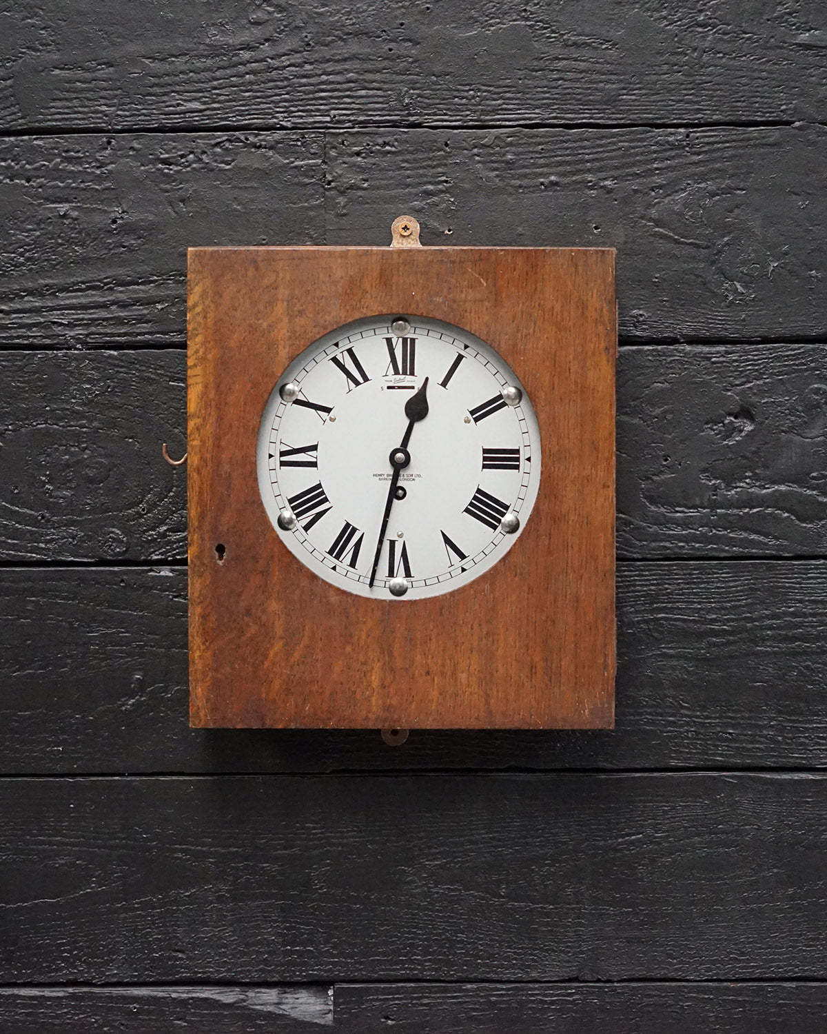 Rare WW2 Cased Ships Convoy Clock from MV Darro Trinity Marine