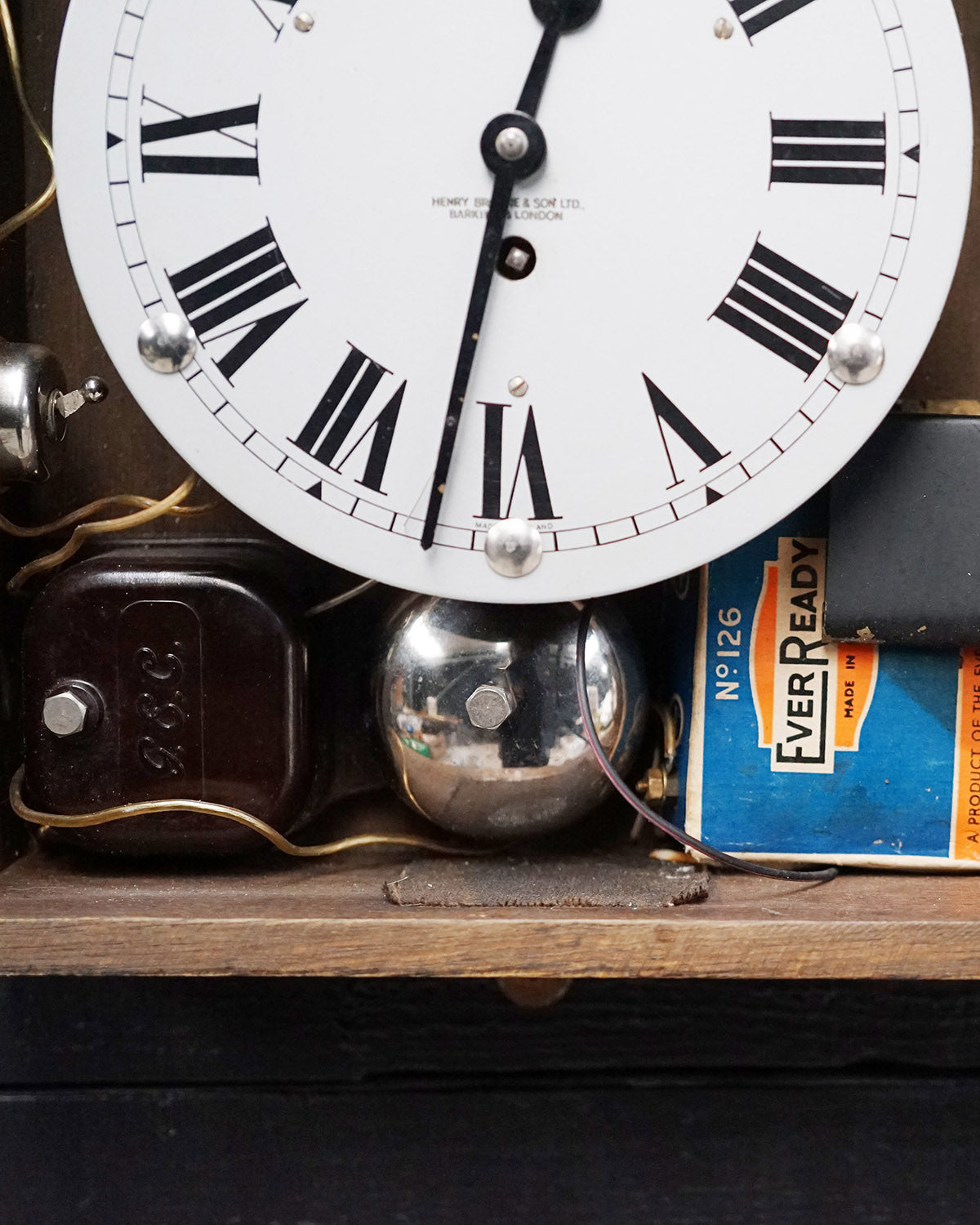 Rare WW2 Cased Ships Convoy Clock from MV Darro Trinity Marine