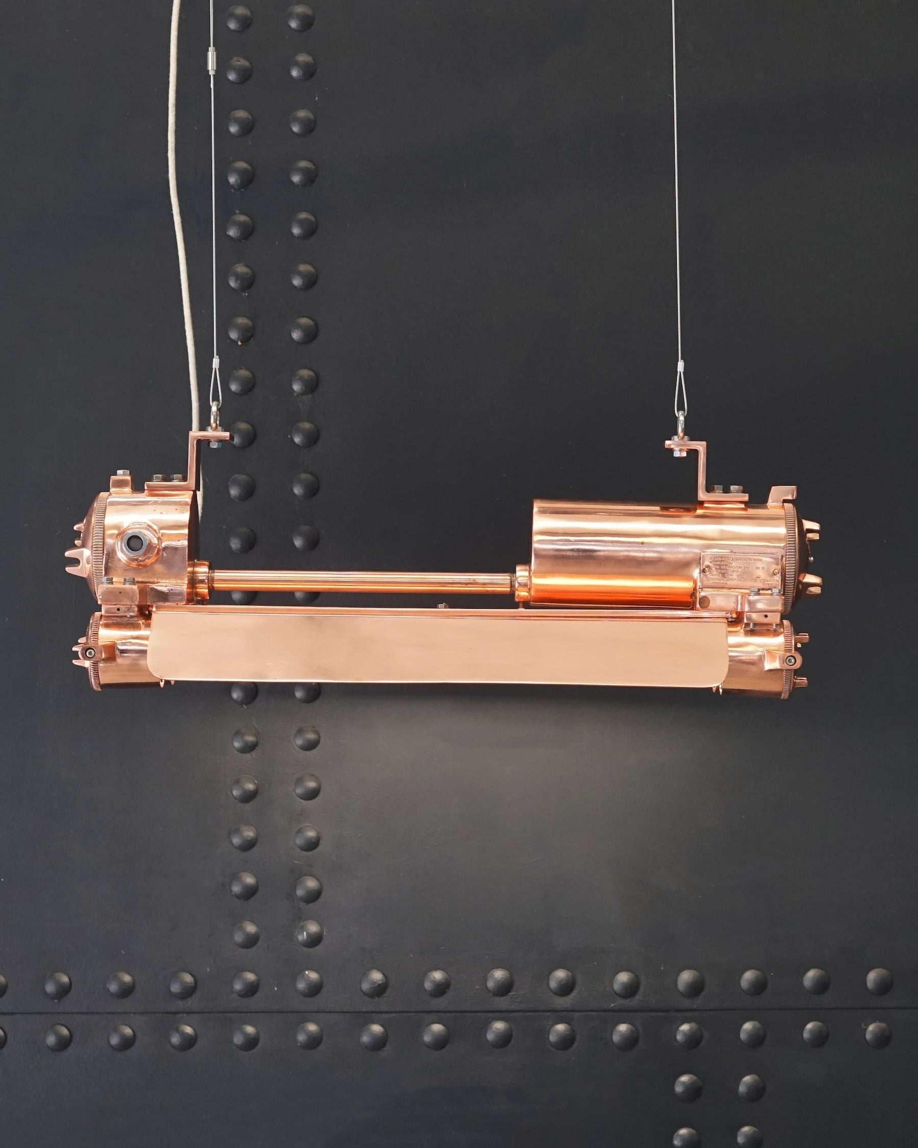 Explosion Double Tube Lights - Copper Plate Trinity Marine