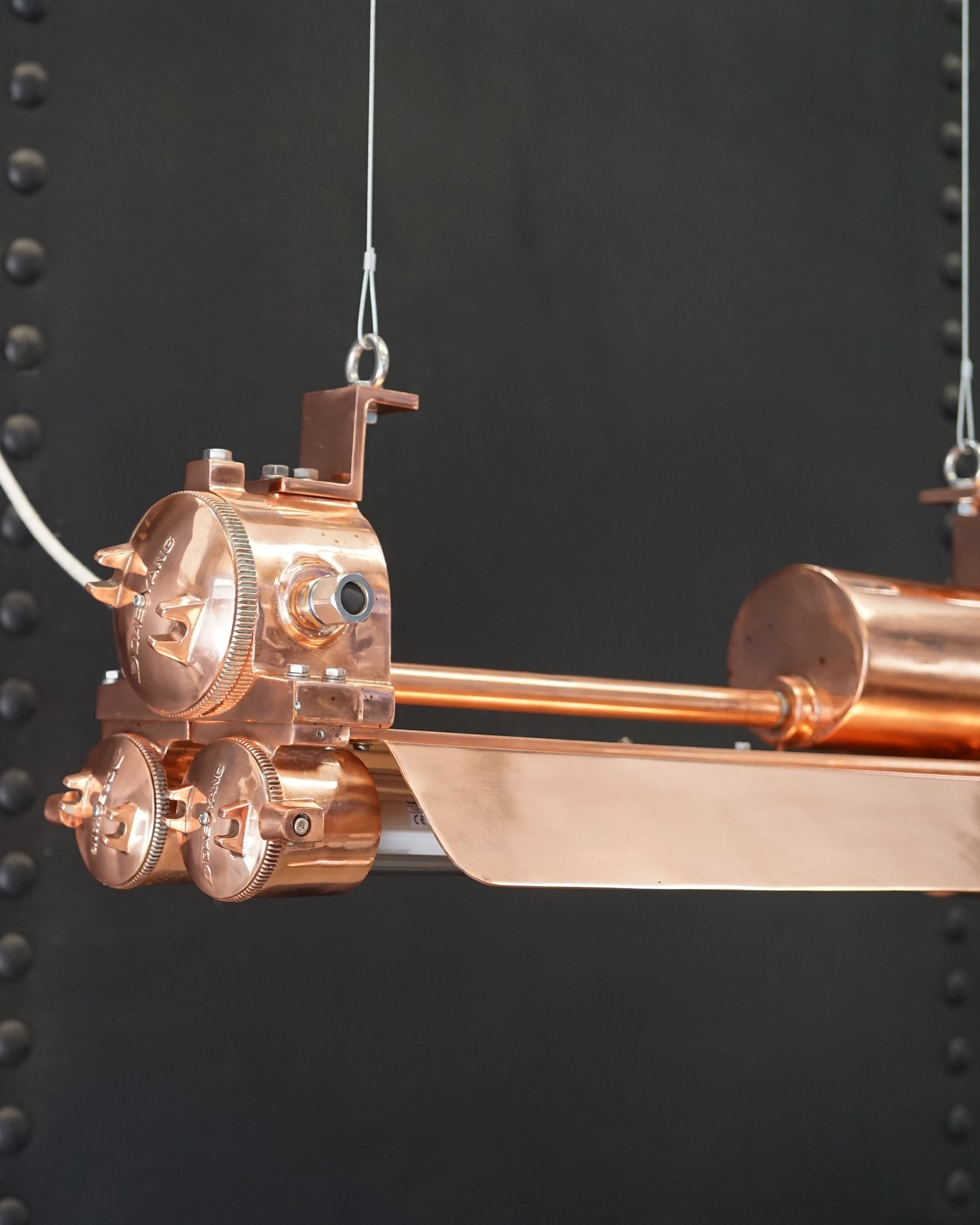 Explosion Double Tube Lights - Copper Plate Trinity Marine
