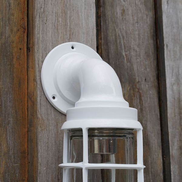 Large White Swan Neck Wall Light Trinity Marine