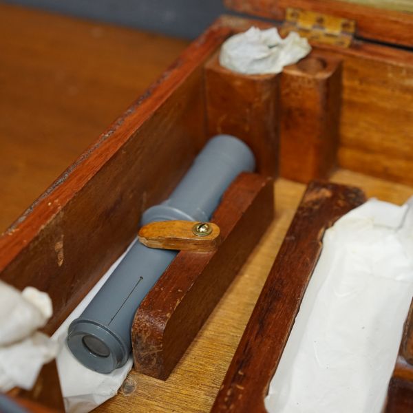 Royal Navy Silver Scale Sextant - Henry Hughes & Son Unpolished Trinity Marine