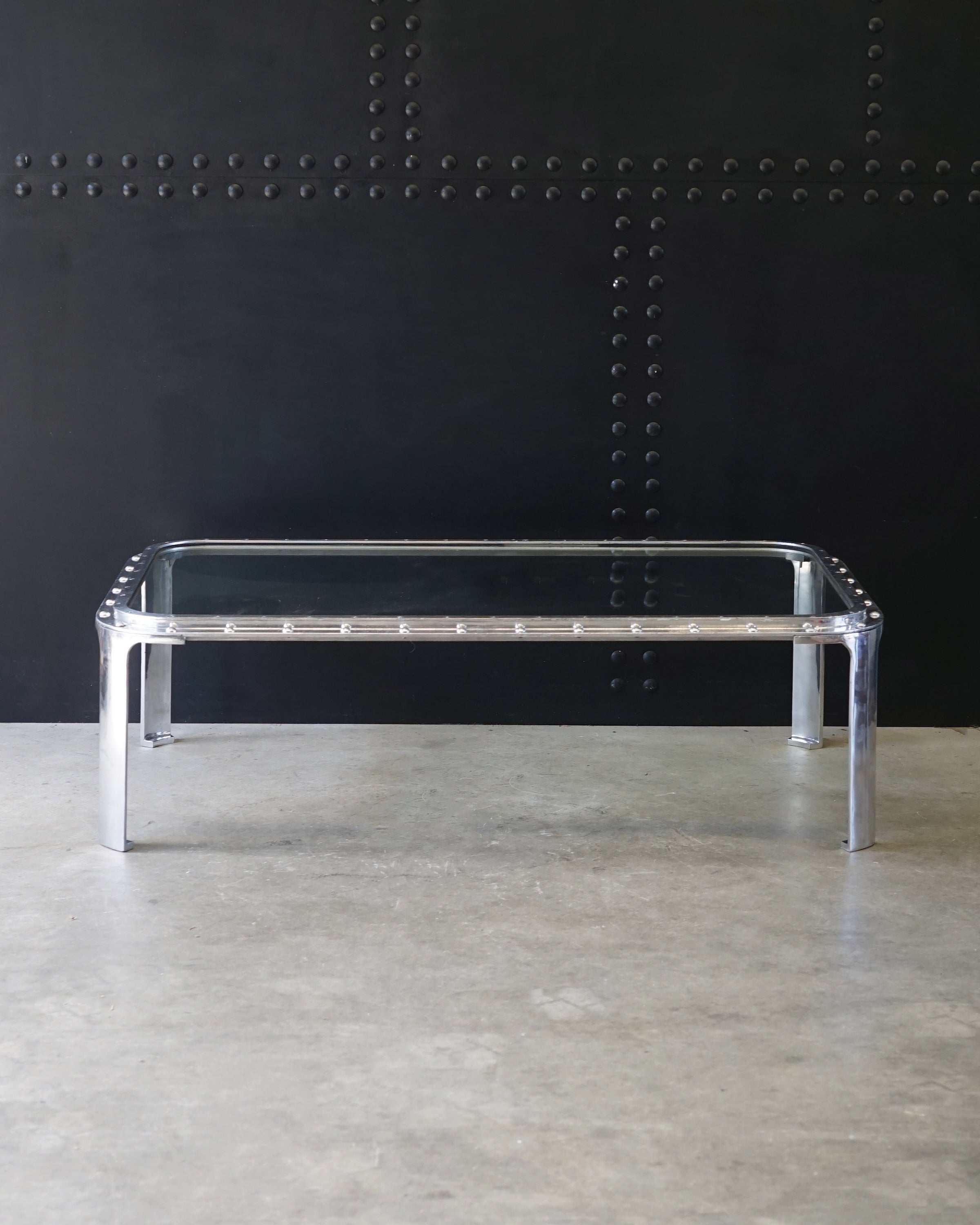 Reclaimed Ship’s Window Coffee Table - 58" Trinity Marine