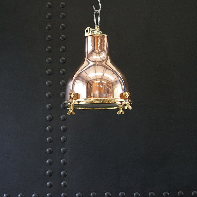 Danish Copper Cargo Pendant Light Trinity Marine