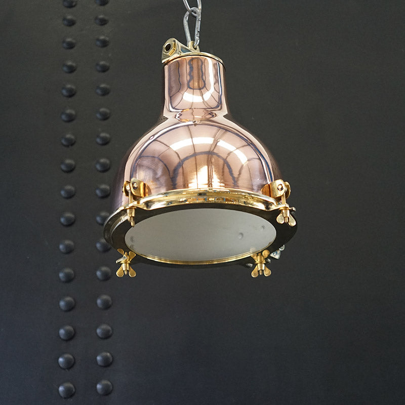 Danish Copper Cargo Pendant Light Trinity Marine