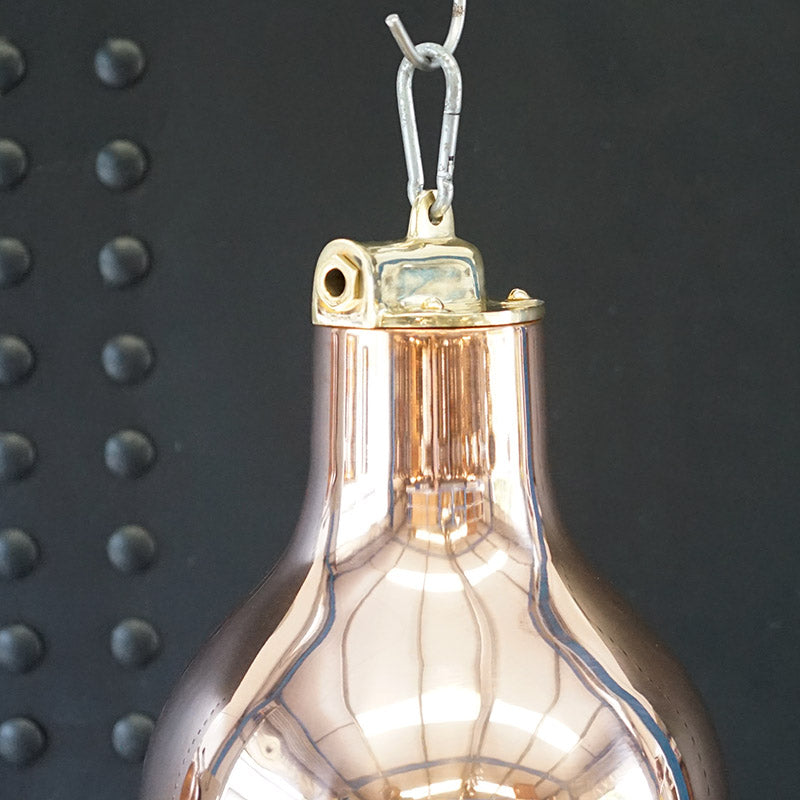 Danish Copper Cargo Pendant Light Trinity Marine