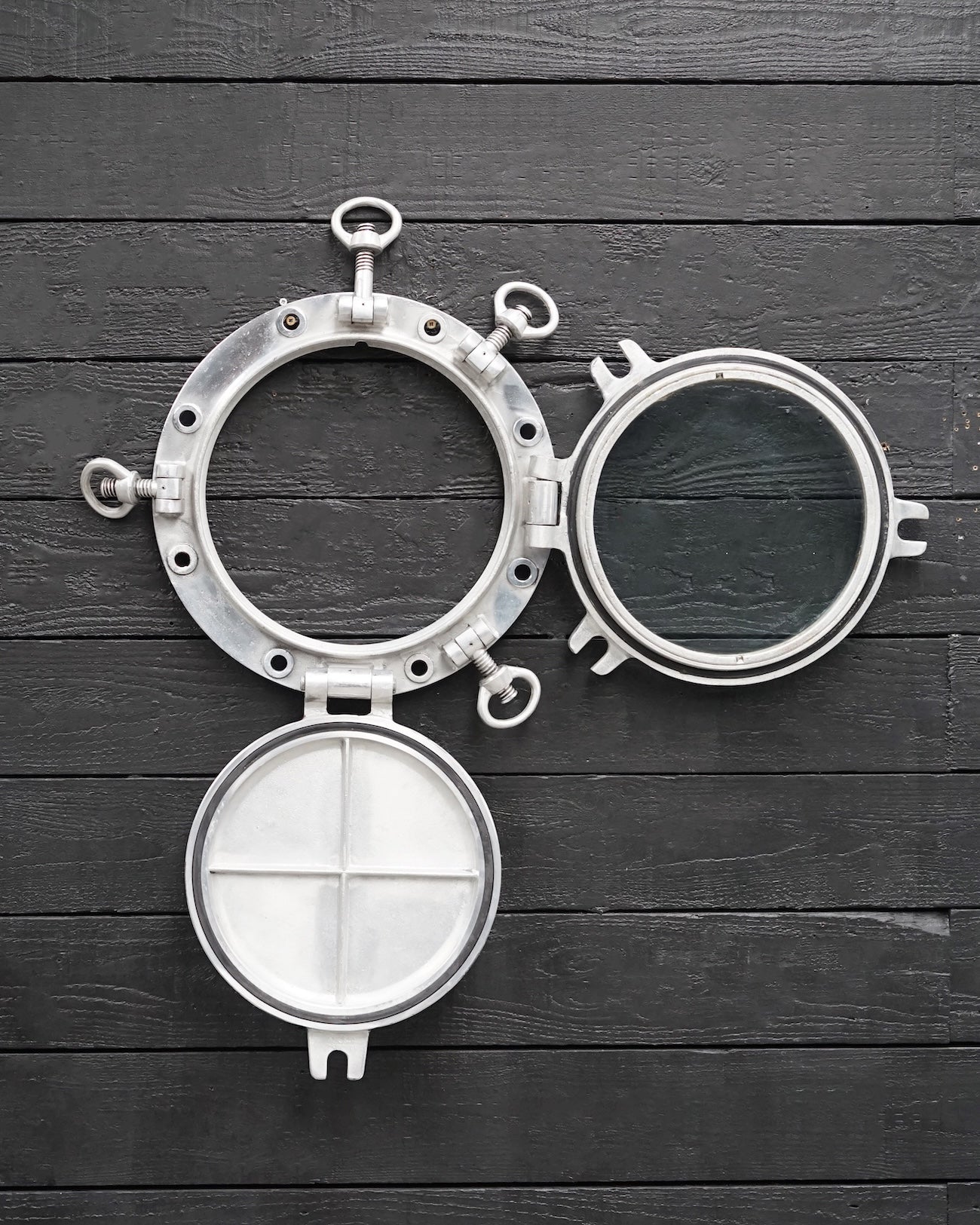 Aluminium Ships Opening Deadlight Porthole - 18” Trinity Marine