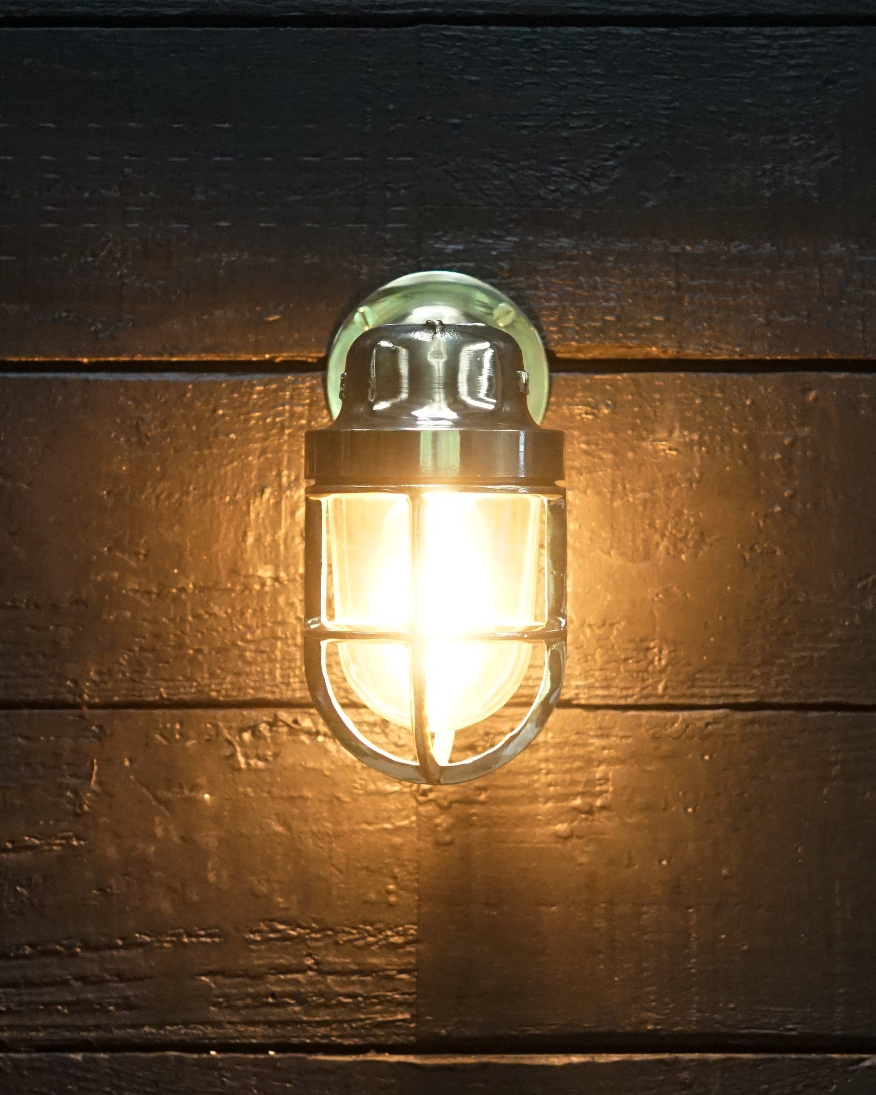 Deutsche Marine Brass Outdoor Wall Light Trinity Marine