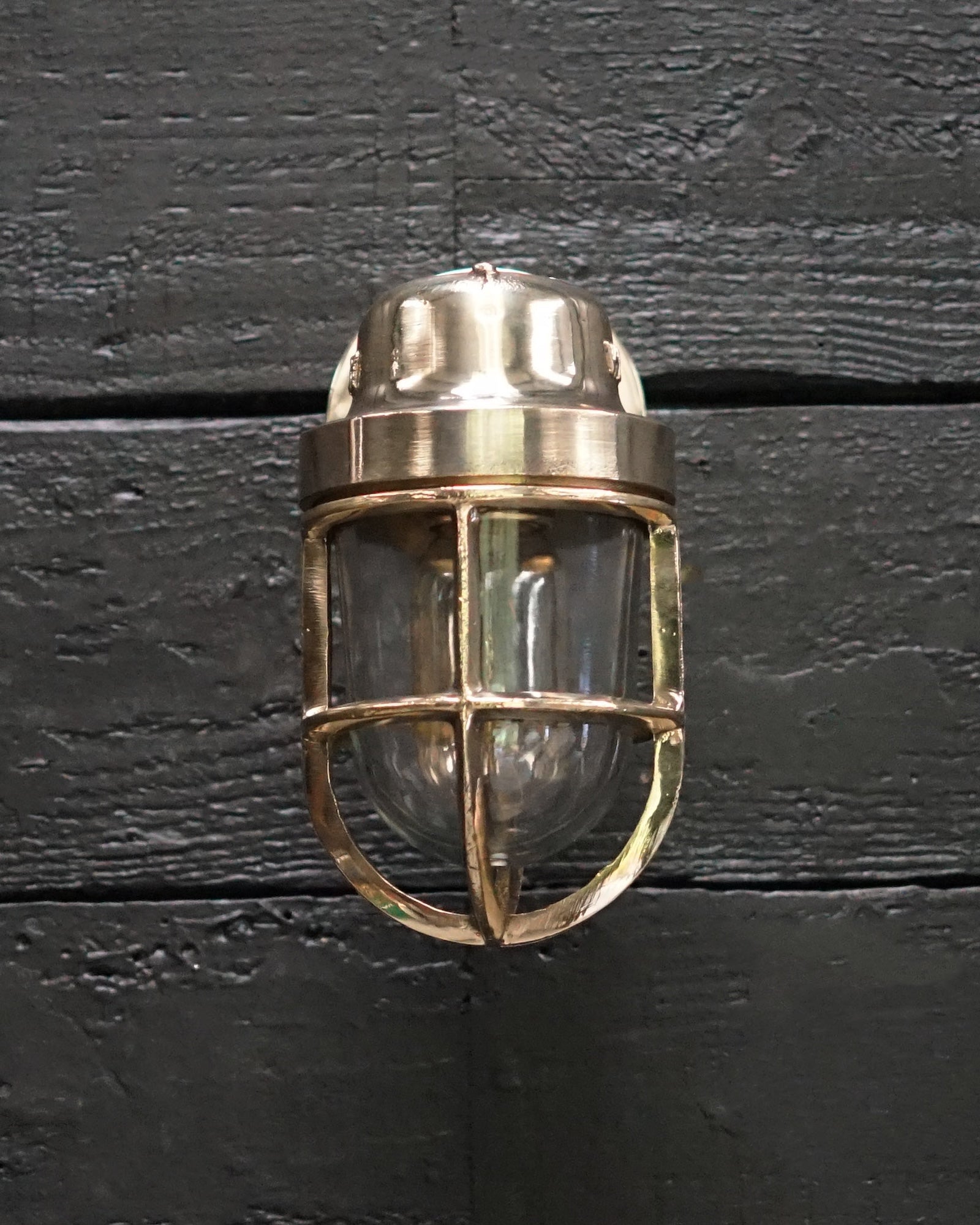 Deutsche Marine Brass Outdoor Wall Light Trinity Marine