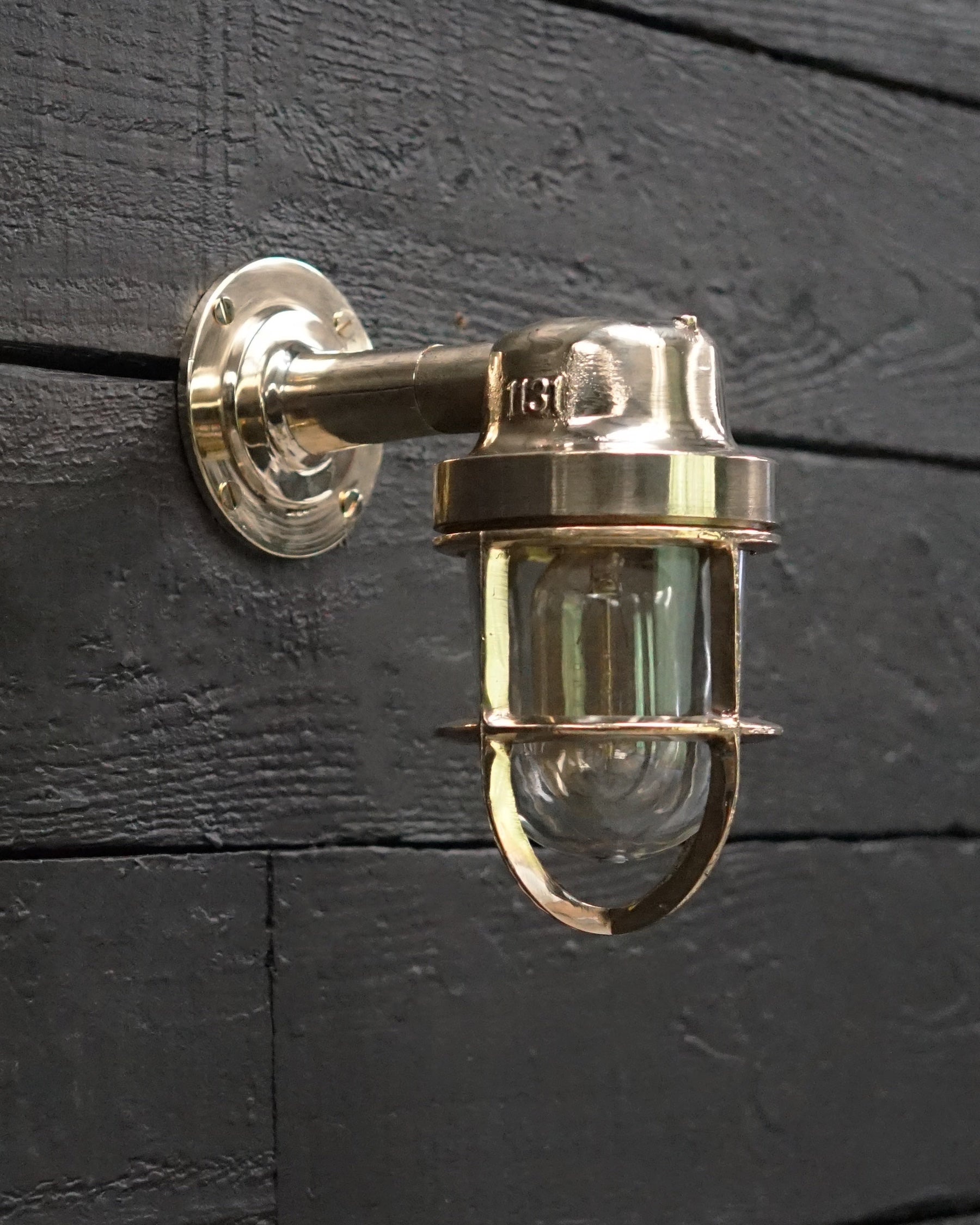 Deutsche Marine Brass Outdoor Wall Light Trinity Marine