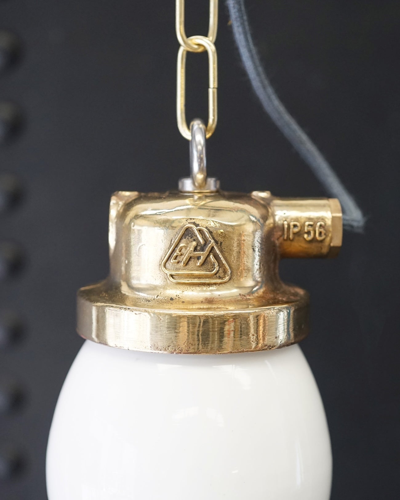 Deutsche Marine Pendant Light - Opaque Glass Trinity Marine