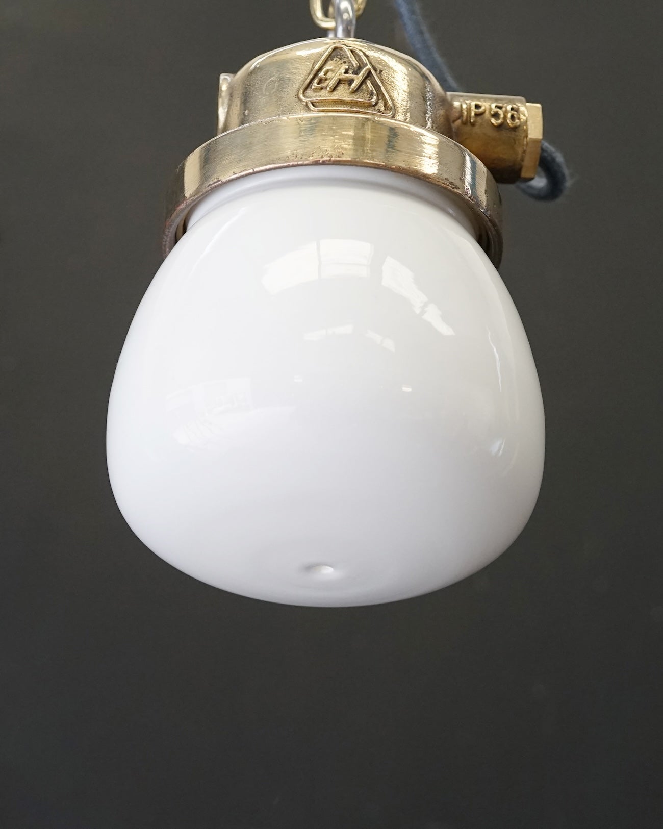 Deutsche Marine Pendant Light - Opaque Glass Trinity Marine