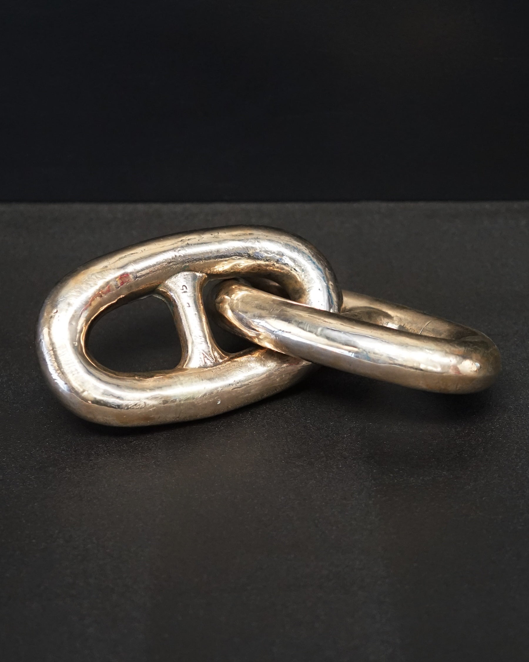 Royal Navy Minesweeper Stud-Link Chain - Double Trinity Marine