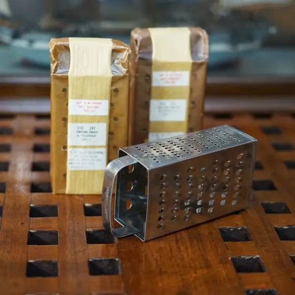Box Fresh Graters - Ex MoD Cold War Stores Trinity Marine