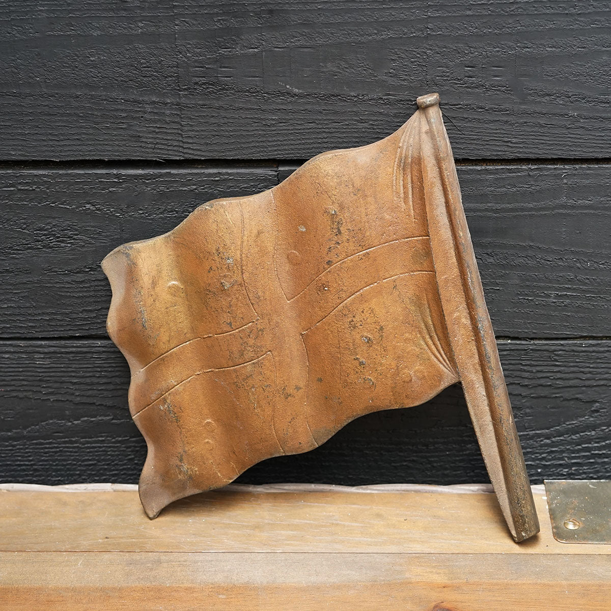 WW2 Royal Navy Admiral Brass Flag Badges Trinity Marine