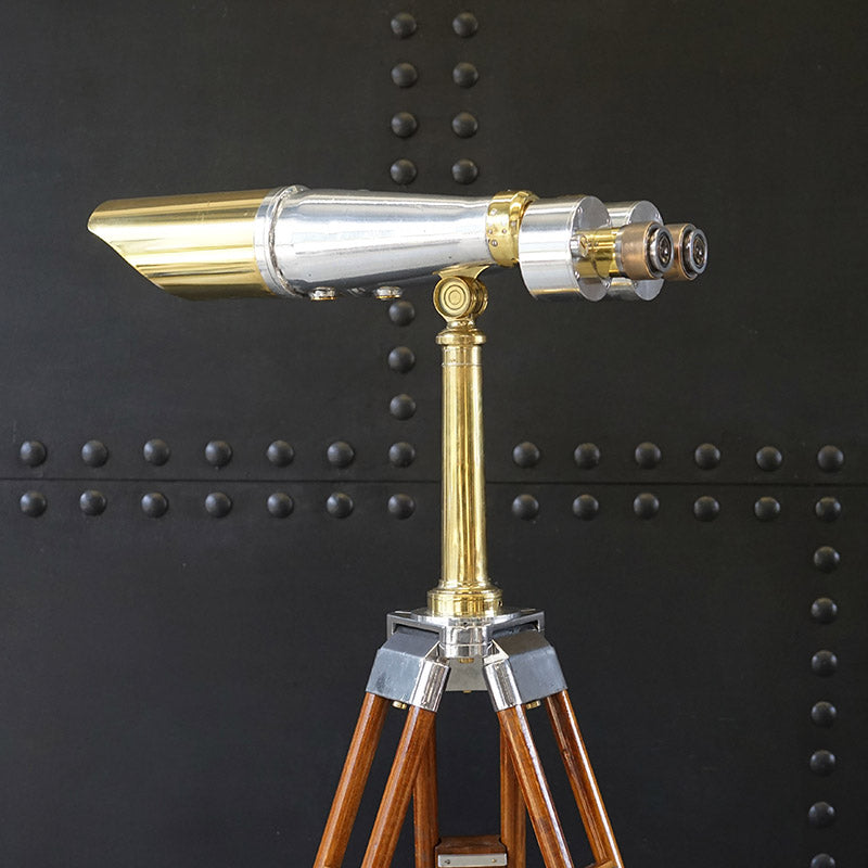 Exceptional Japanese 15 x 80 Mounted Binocular Trinity Marine