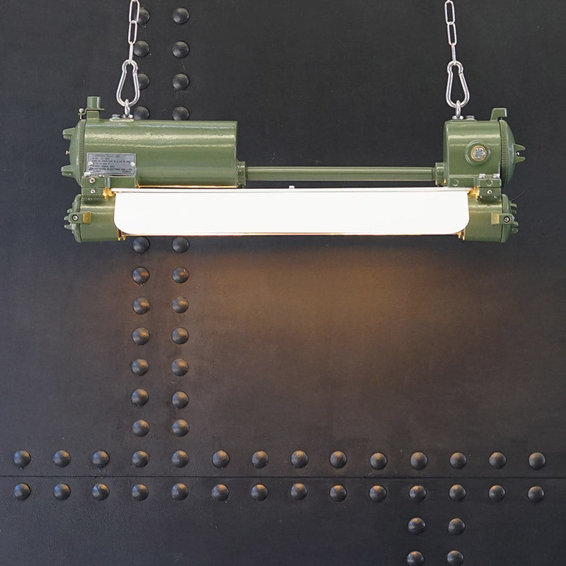 Explosion Double Tube Lights - 70s Revival Green Trinity Marine