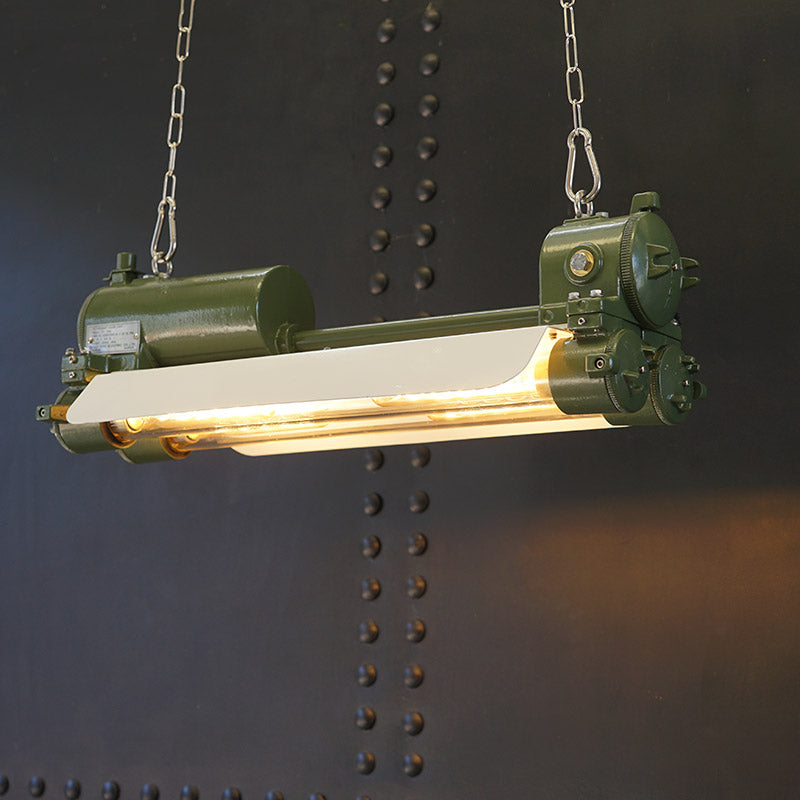 Explosion Double Tube Lights - 70s Revival Green Trinity Marine
