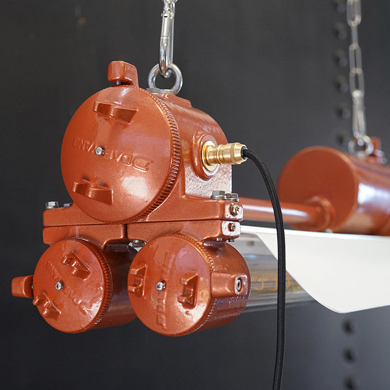 Explosion Double Tube Lights - Copper Trinity Marine