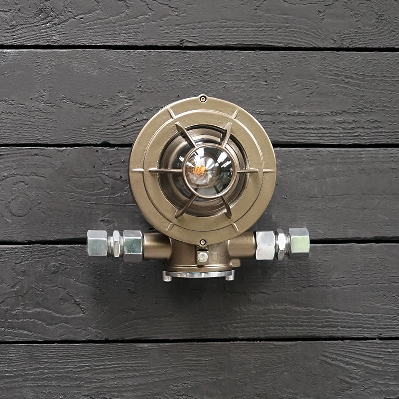 Explosion Kokosha Wall Light - Gun- Metal. Trinity Marine