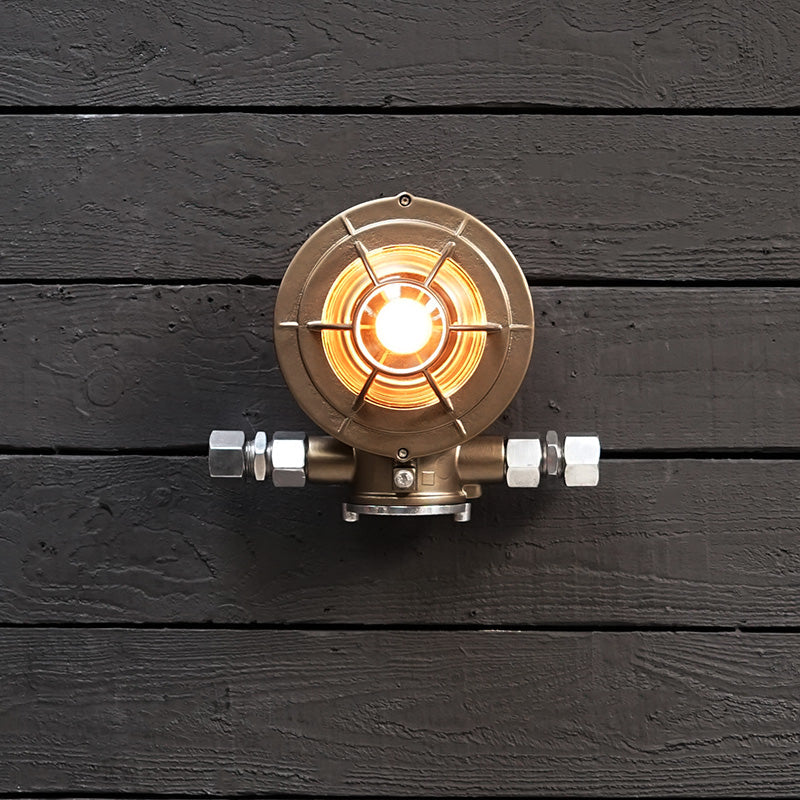 Explosion Kokosha Wall Light - Gun- Metal. Trinity Marine