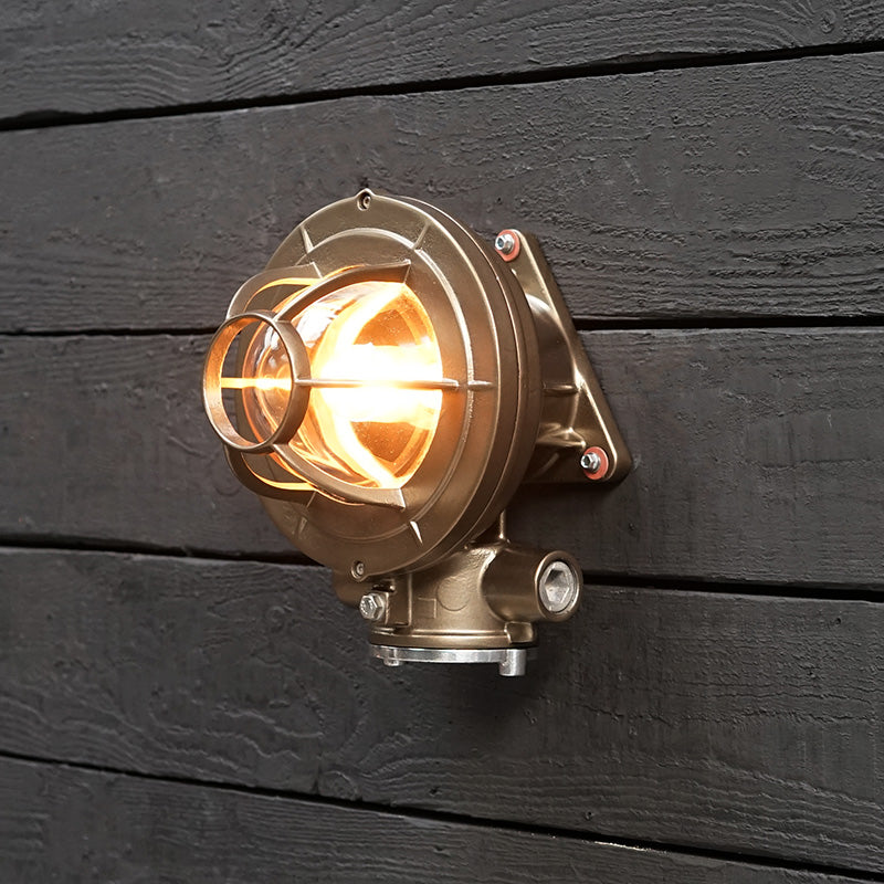 Explosion Kokosha Wall Light - Gun- Metal. Trinity Marine
