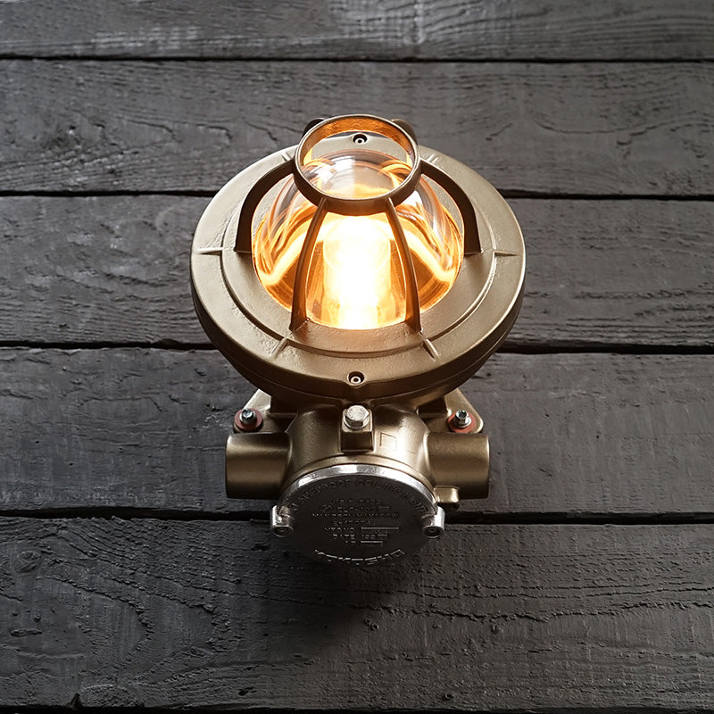Explosion Kokosha Wall Light - Gun- Metal. Trinity Marine