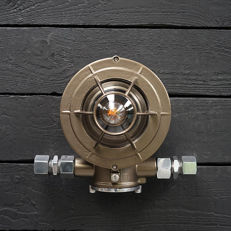 Explosion Kokosha Wall Light - Gun- Metal. Trinity Marine