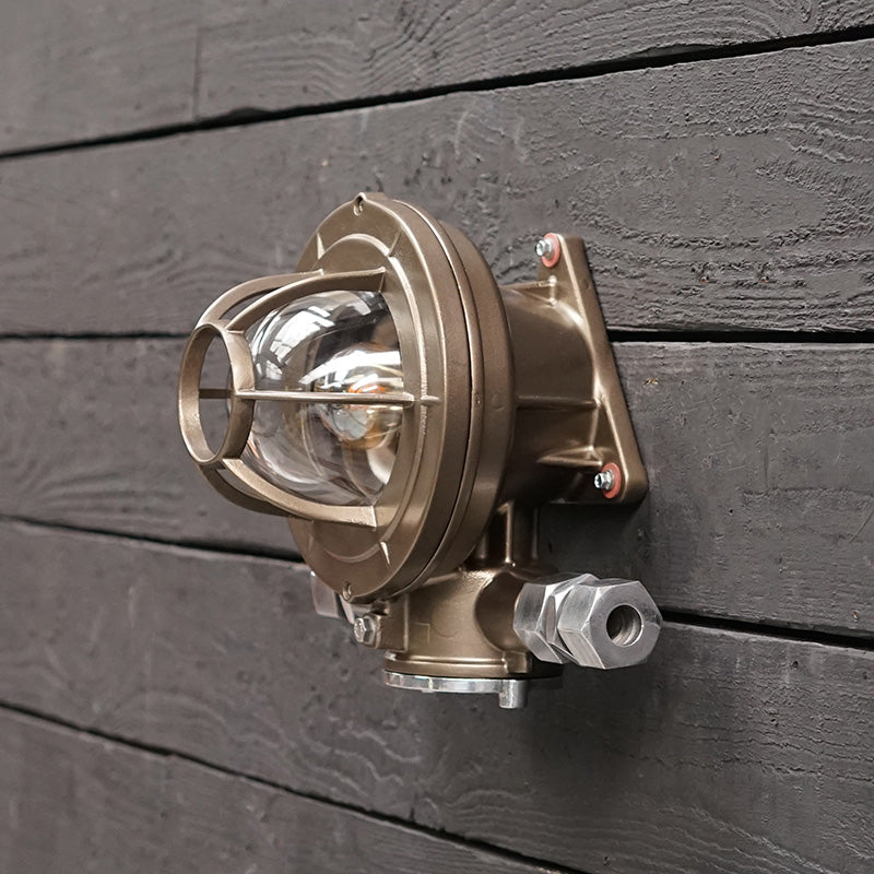 Explosion Kokosha Wall Light - Gun- Metal. Trinity Marine