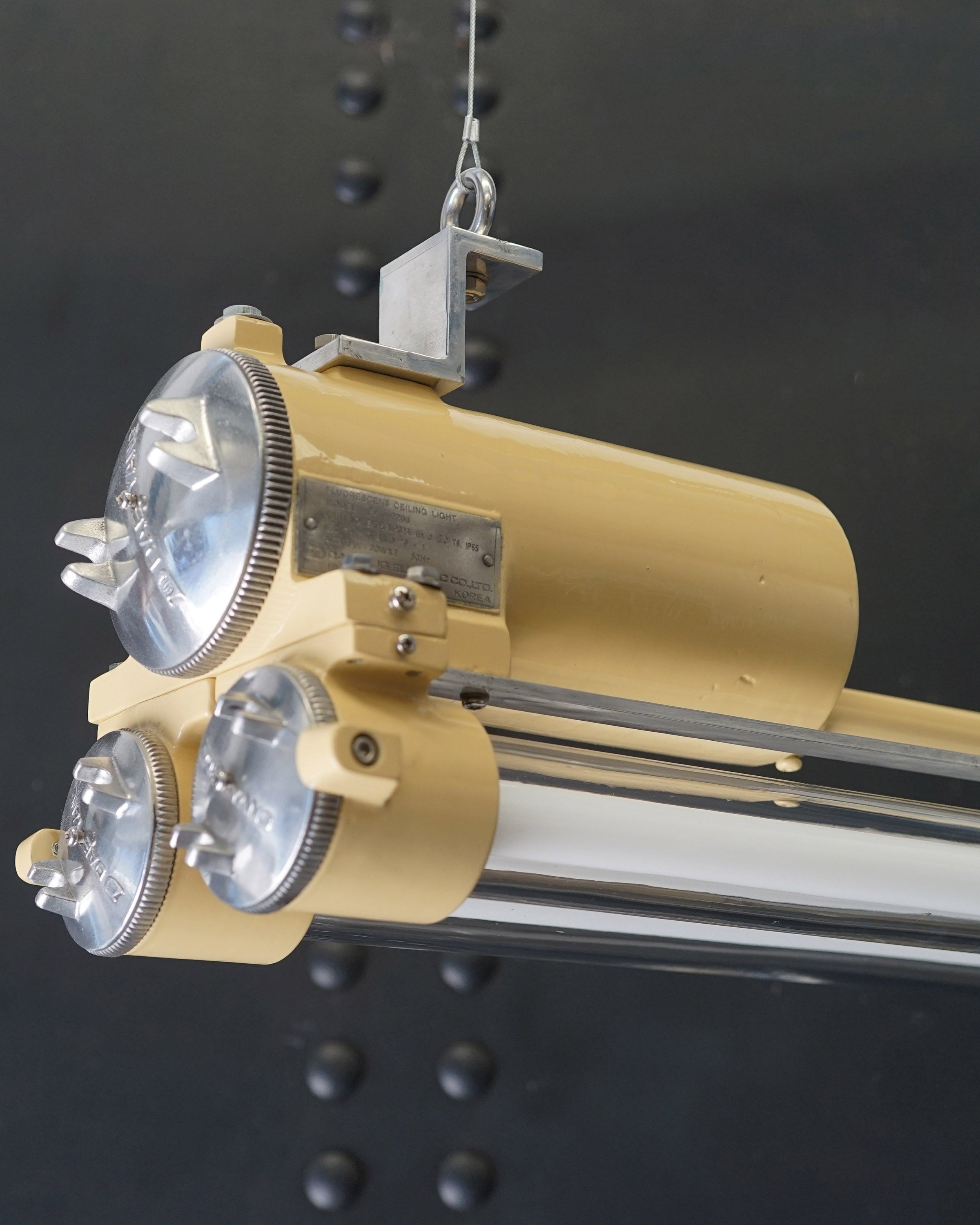 Explosion Twin Tube Pendant Light - Sand Dune Trinity Marine