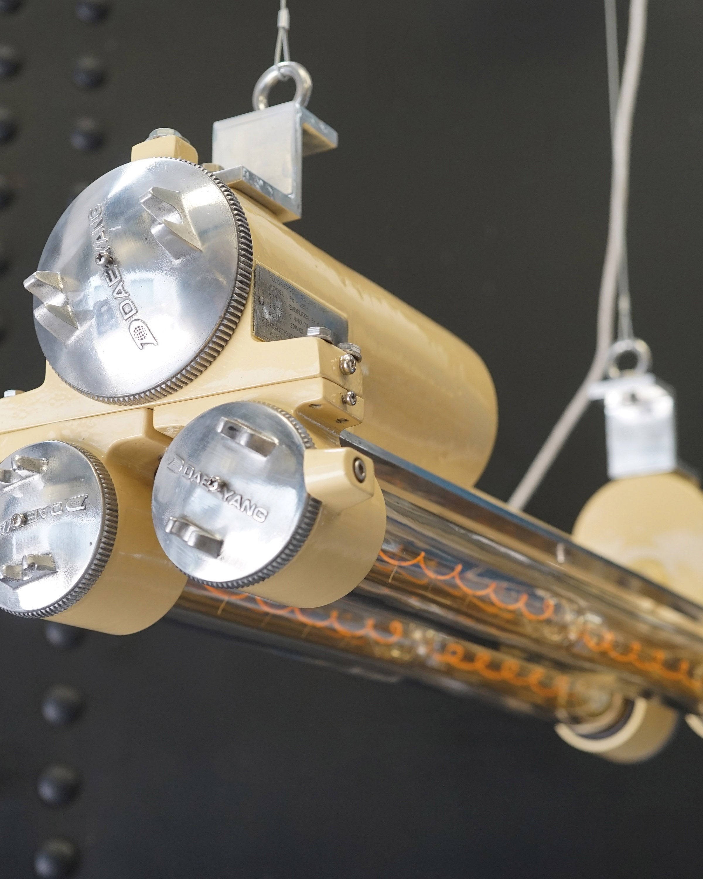 Explosion Twin Tube Pendant Light - Sand Dune Trinity Marine