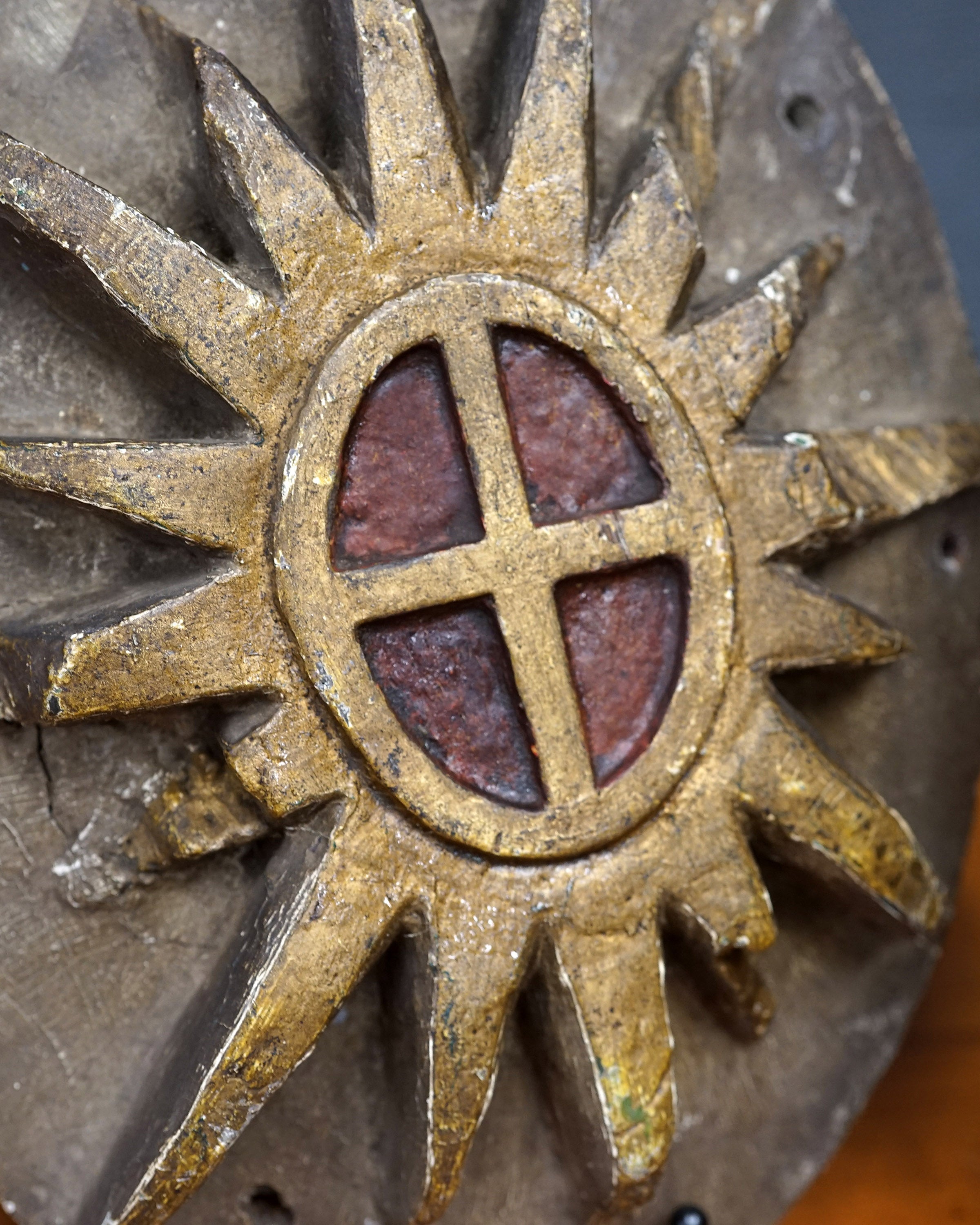 Extremely Rare Pair of Stern Carvings from Amity - 1827 Trinity Marine