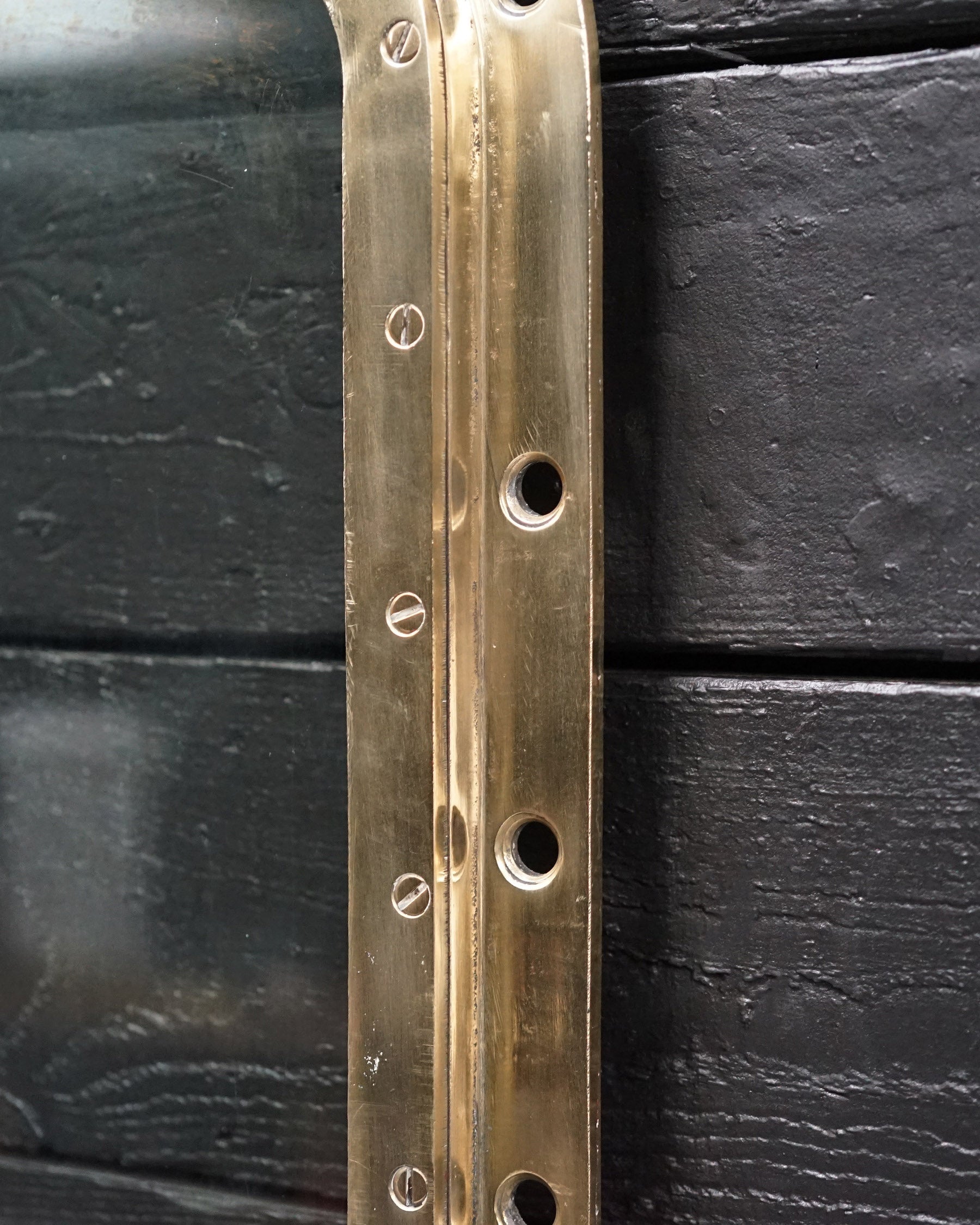 Fixed Curved Brass Ships Windows - 71 x 52 Trinity Marine