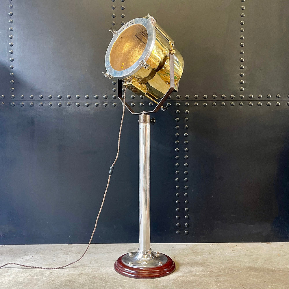 Floor Lamp Ships Searchlight ex MV Blue Moon Trinity Marine