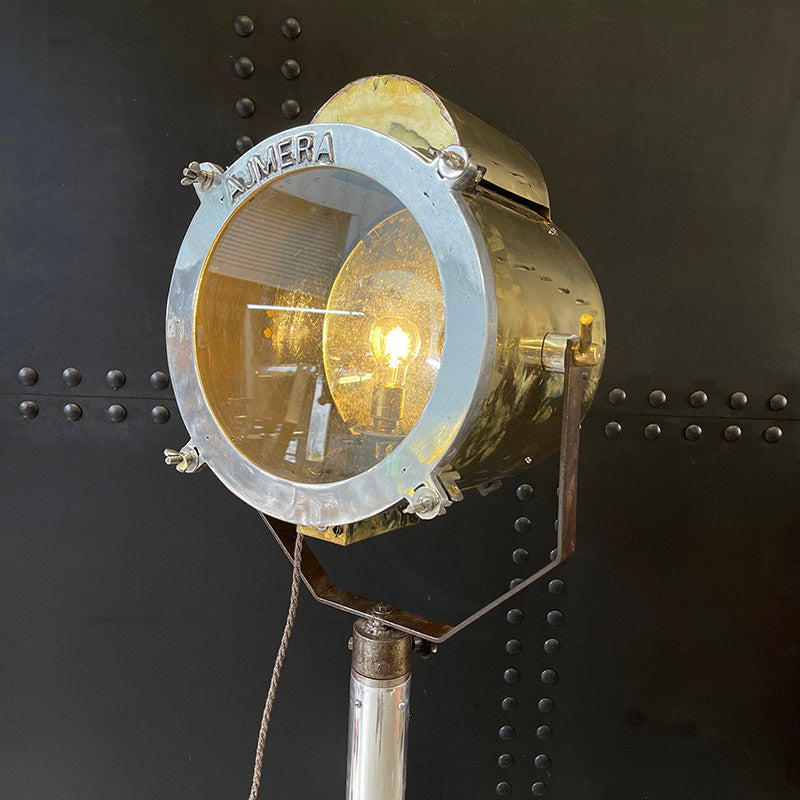 Floor Lamp Ships Searchlight ex MV Blue Moon Trinity Marine
