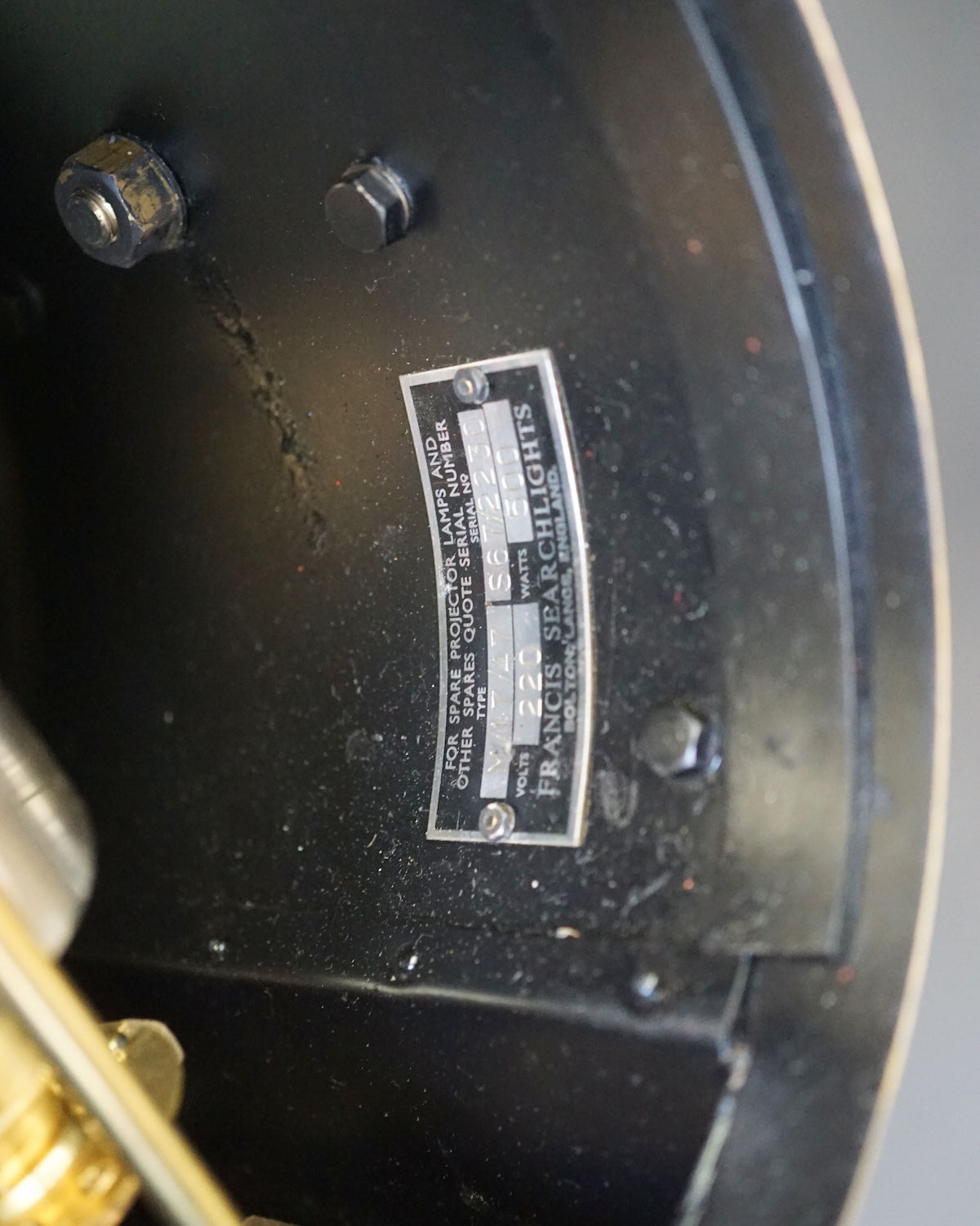 Royal Navy Warship Searchlight by Francis Trinity Marine